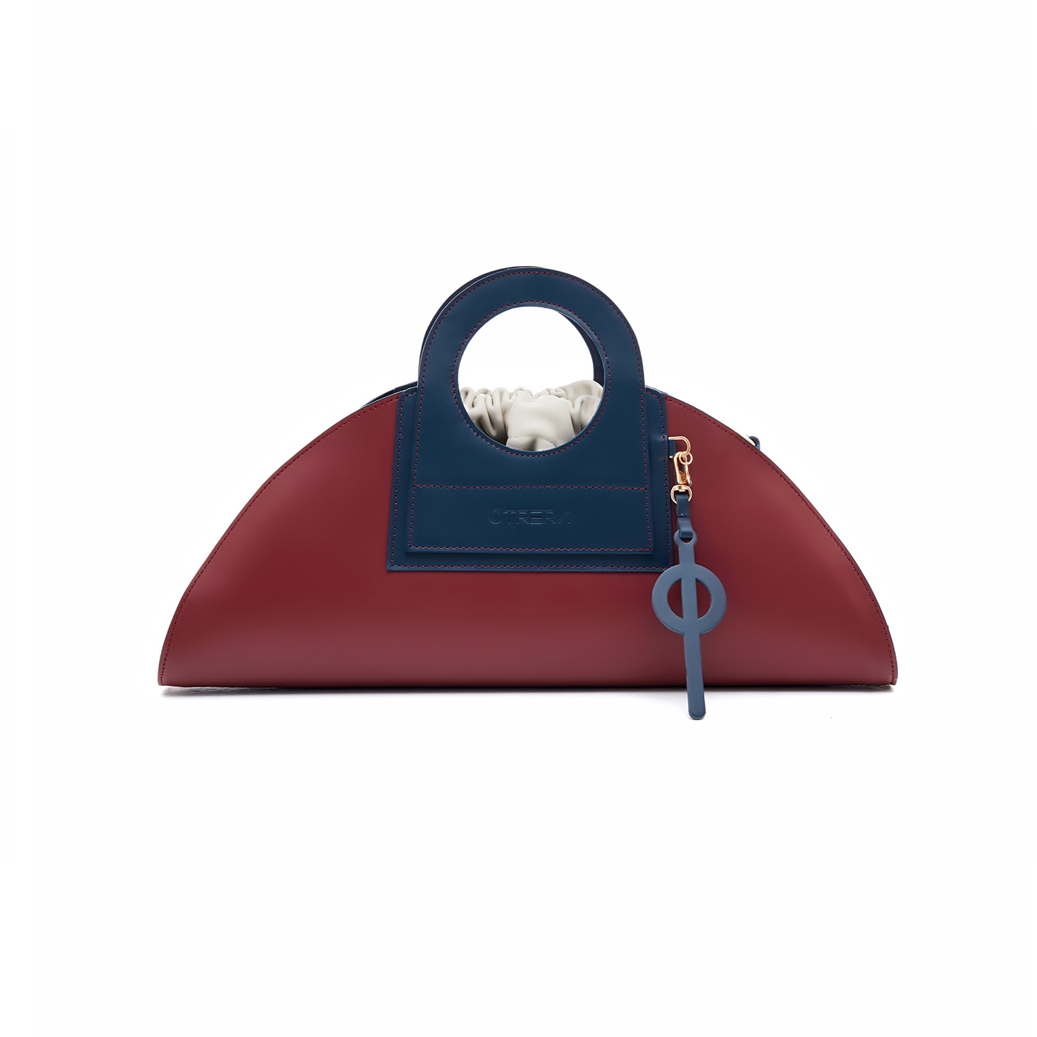 Otrera Women's Red Mini Taco Leather Burgundy