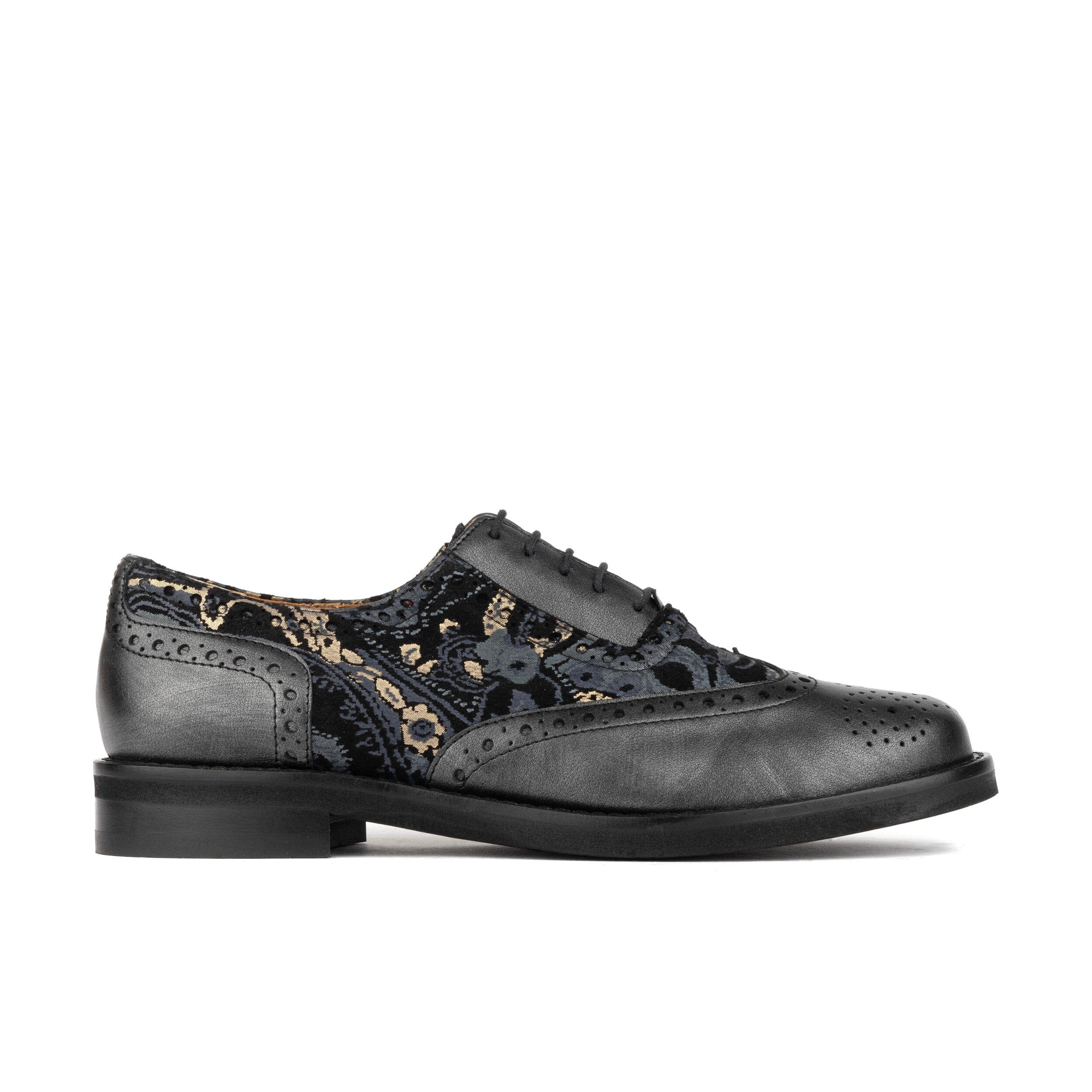 Embassy London Usa Women's Gold / Black / Grey Vivienne - Black & Grey & Gold In Multi