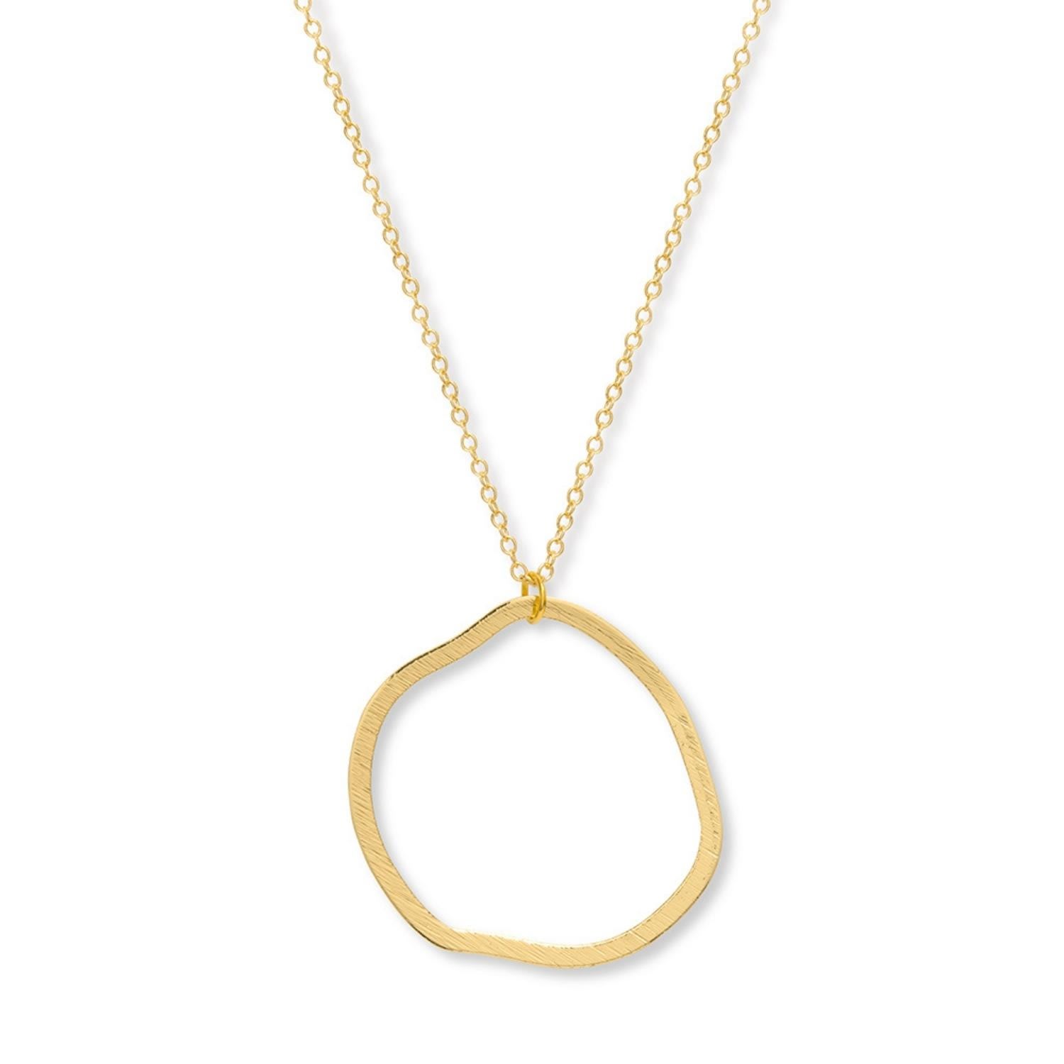 Women’s Gold Alber Necklace A Weathered Penny