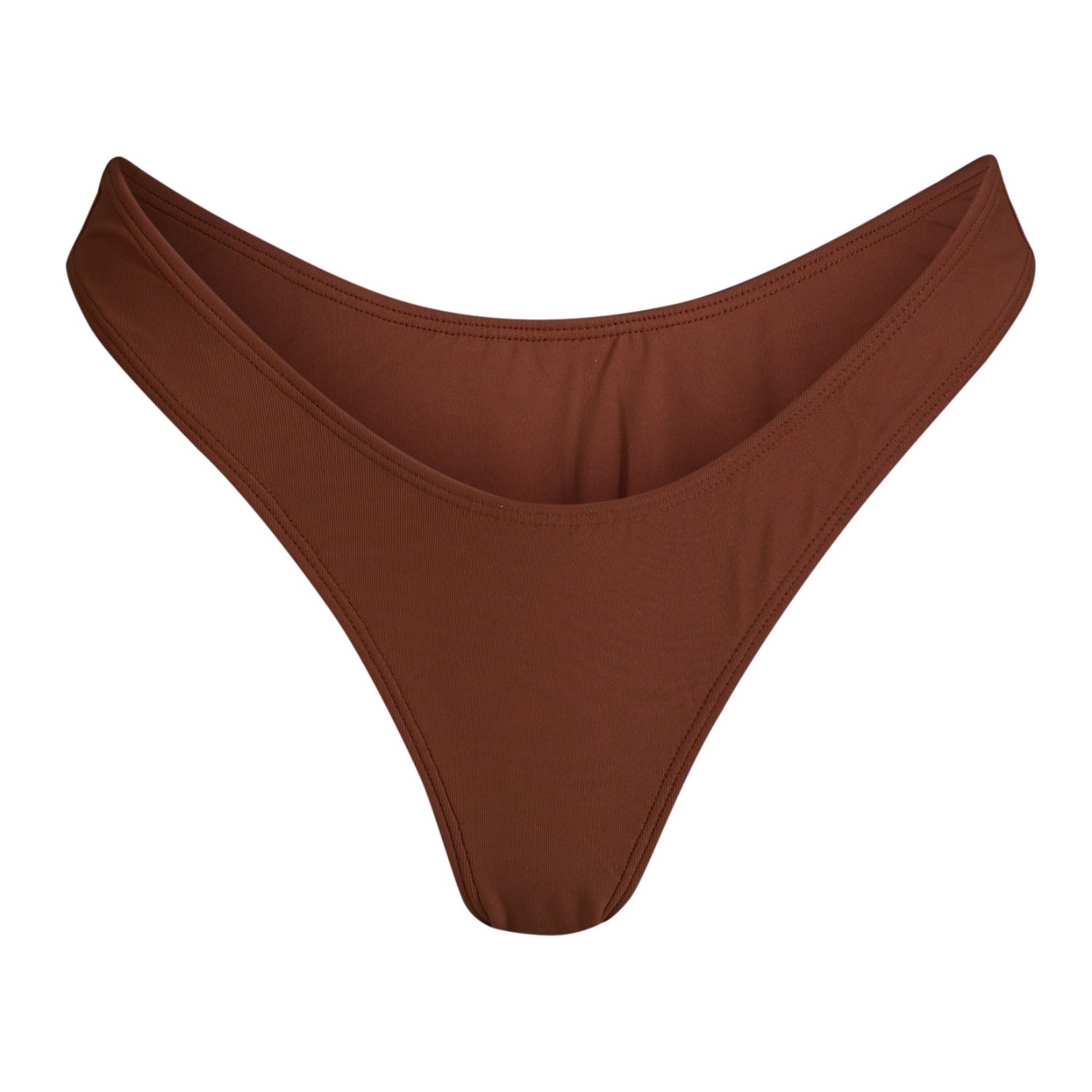 Minimale Animale Women's Wall Street Brief Bikini Bottom - Skinny Dip Brown In Brown