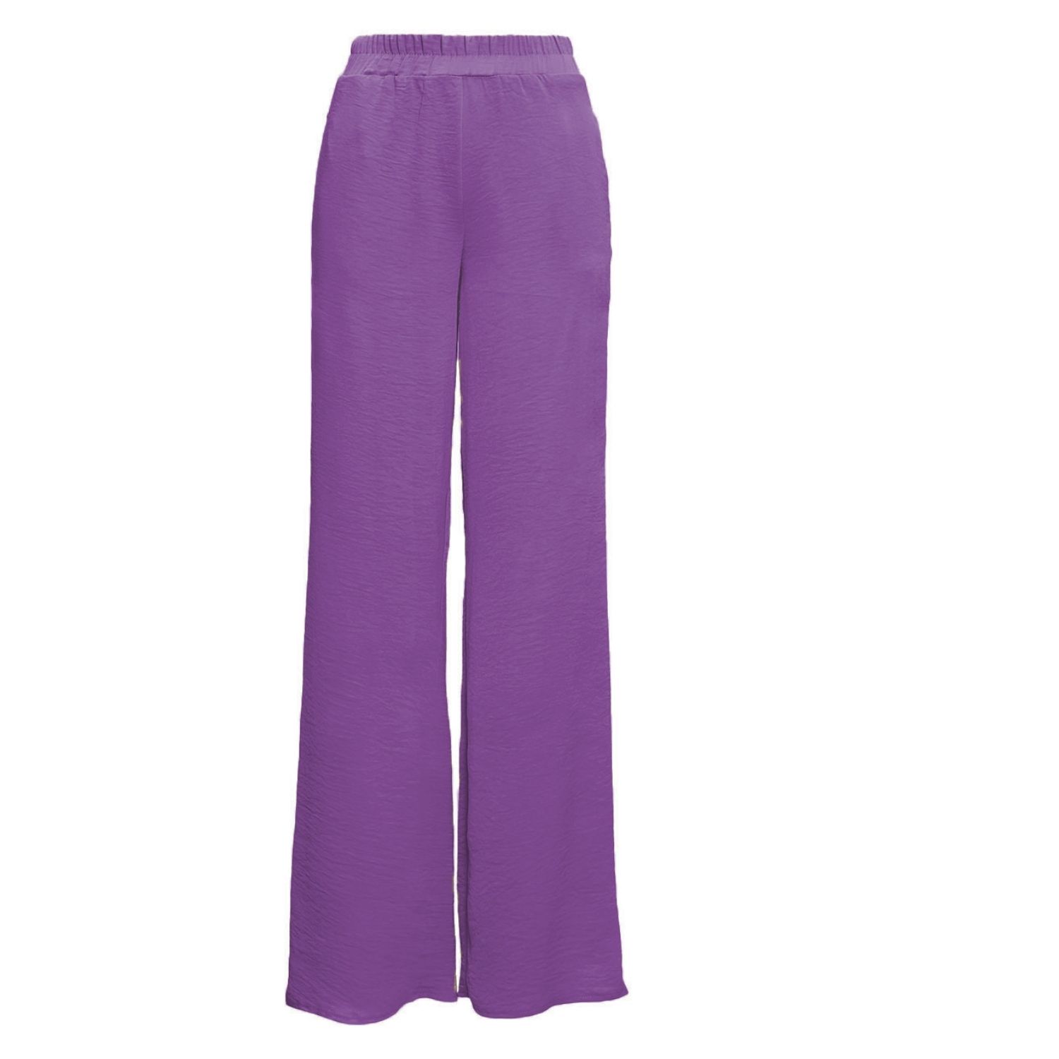 Bluzat Women's Pink / Purple Purple Wide Leg Trousers In Pink/purple