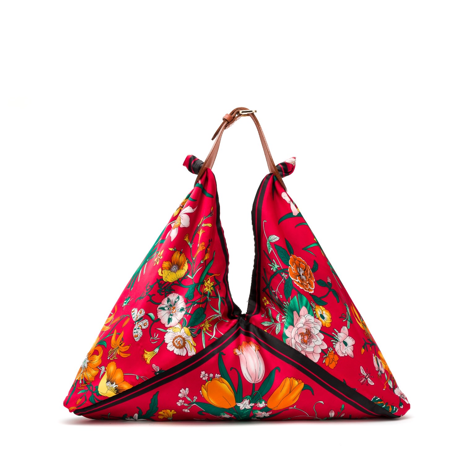 Danni Ro Women's Joy Bag Scarf - Red Scarf In Red
