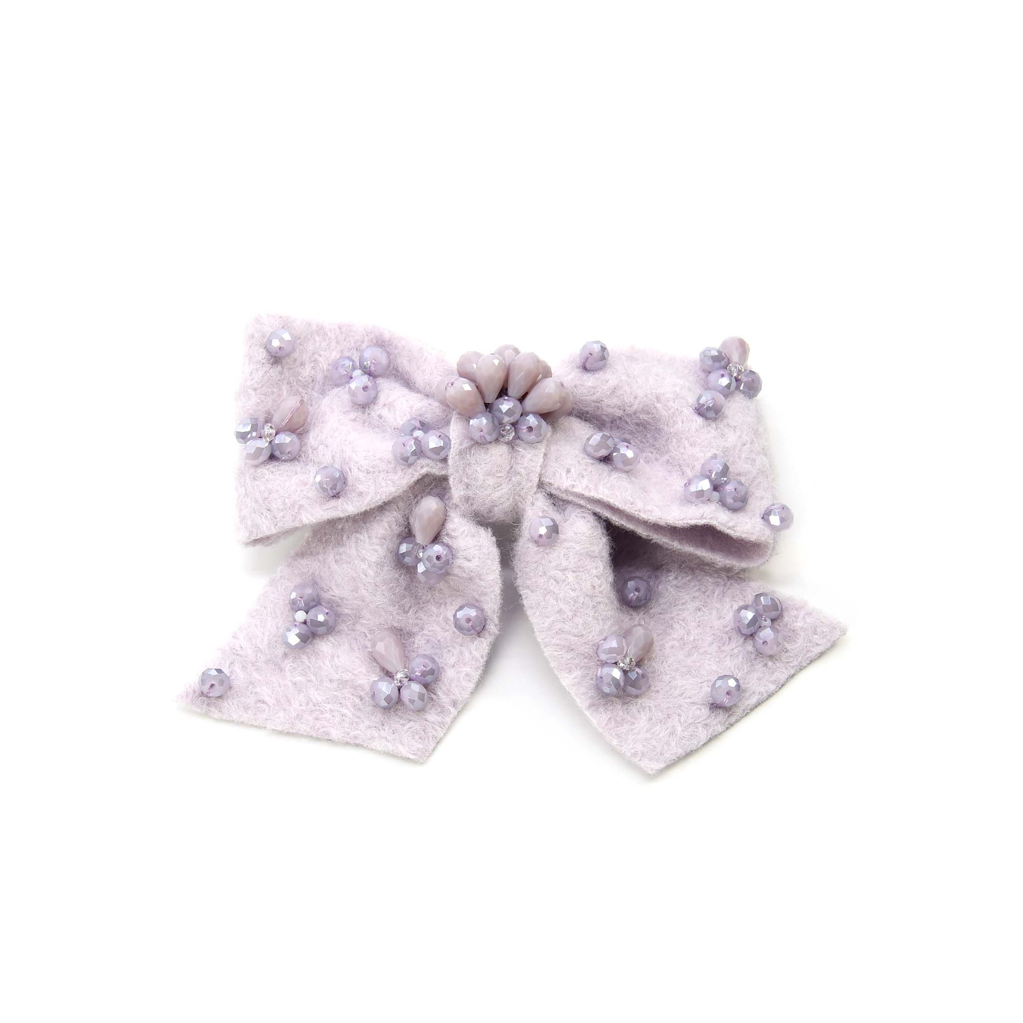 Women’s Pink / Purple Violet Hair Handamde Bow Adiba