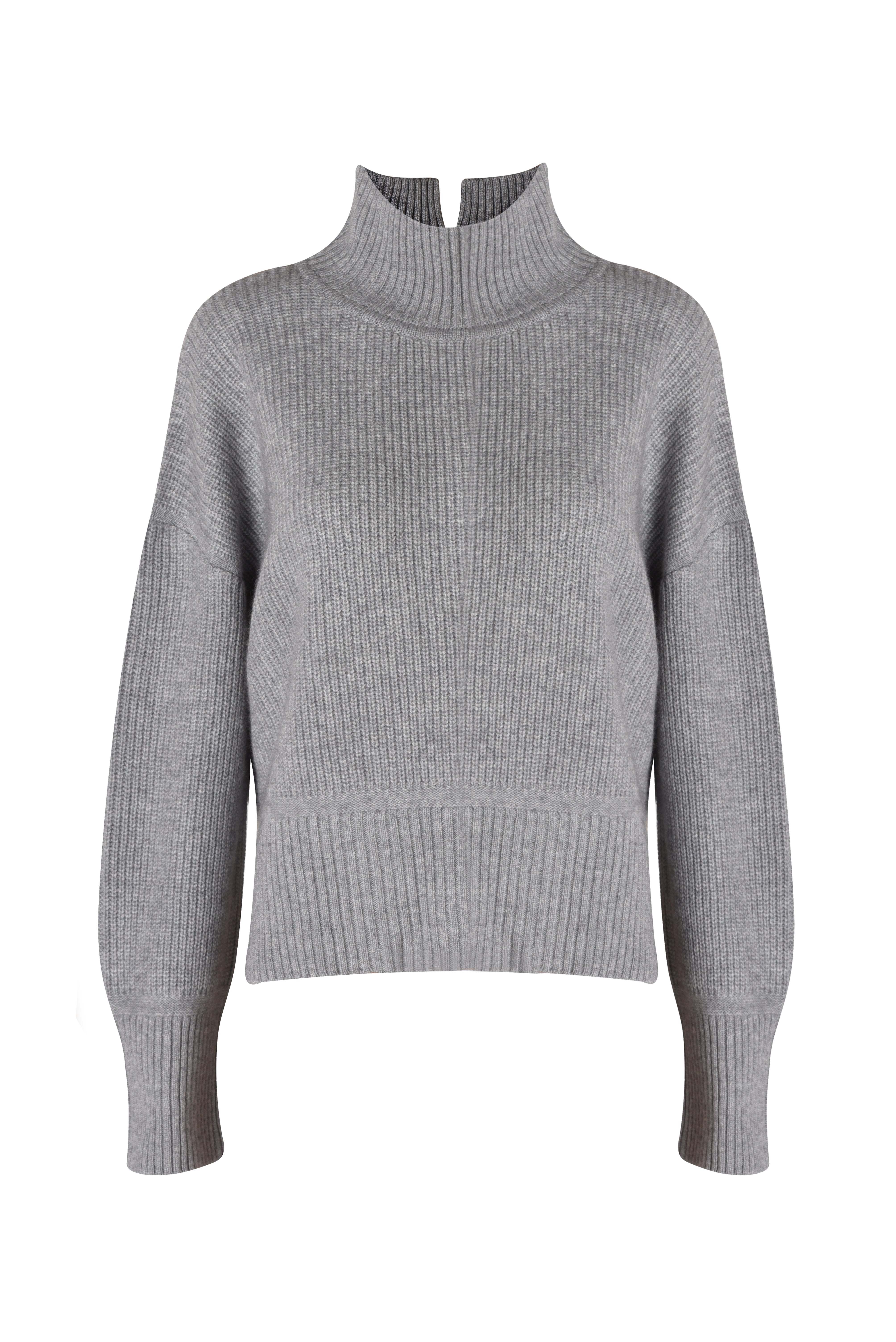 Justlove Women's Cashmere Sweater Stella Grey In Grey