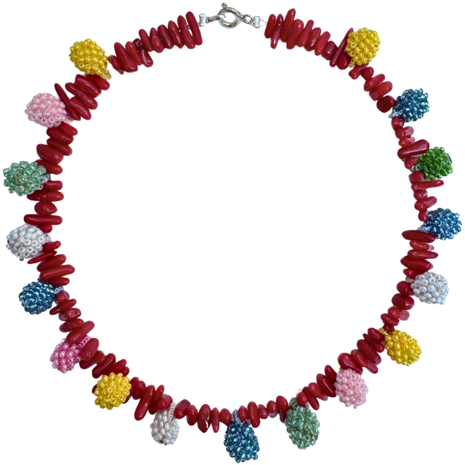 Black And Wild Women's Red Berry Kissed Coral Necklace