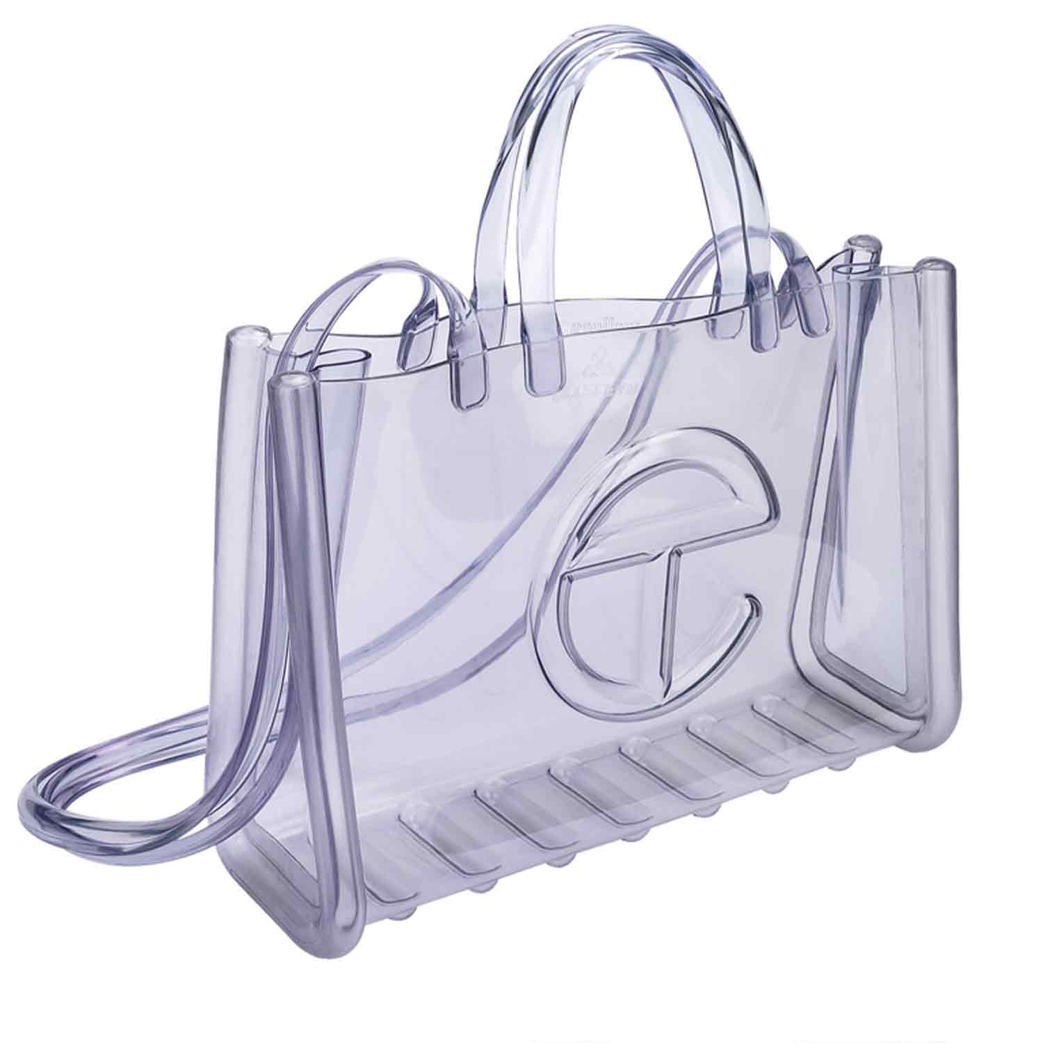 Melissa Women's Neutrals Large Jelly Shopper Ii X Telfar - Clear