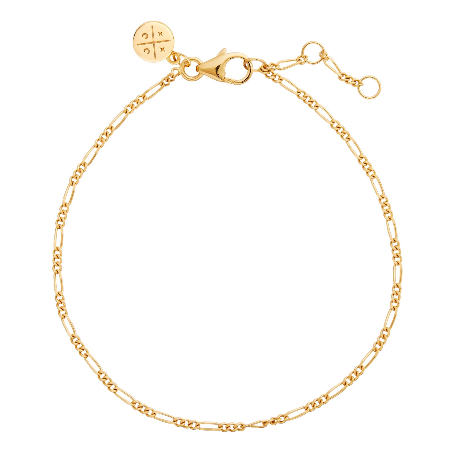 Women’s Figaro Chain Bracelet Gold Cartilage Cartel