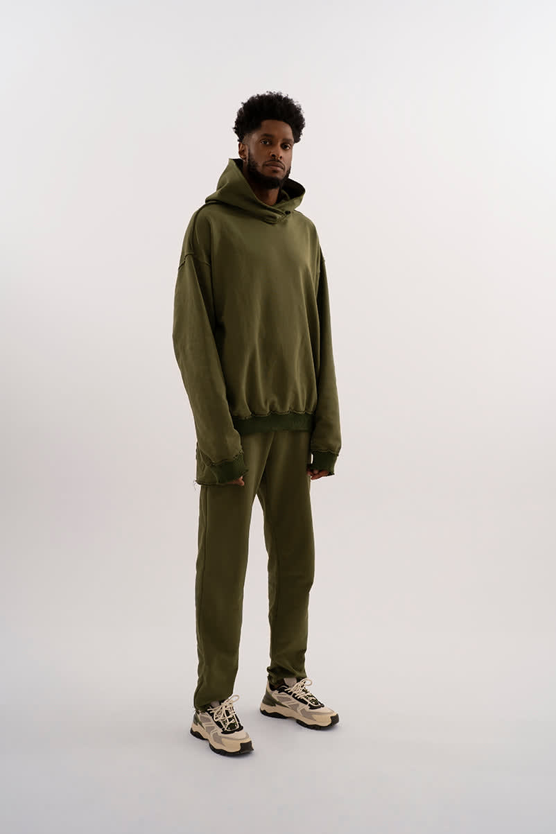 Wolf Raw Studio Khaki Jogger & | Ayte Badger |