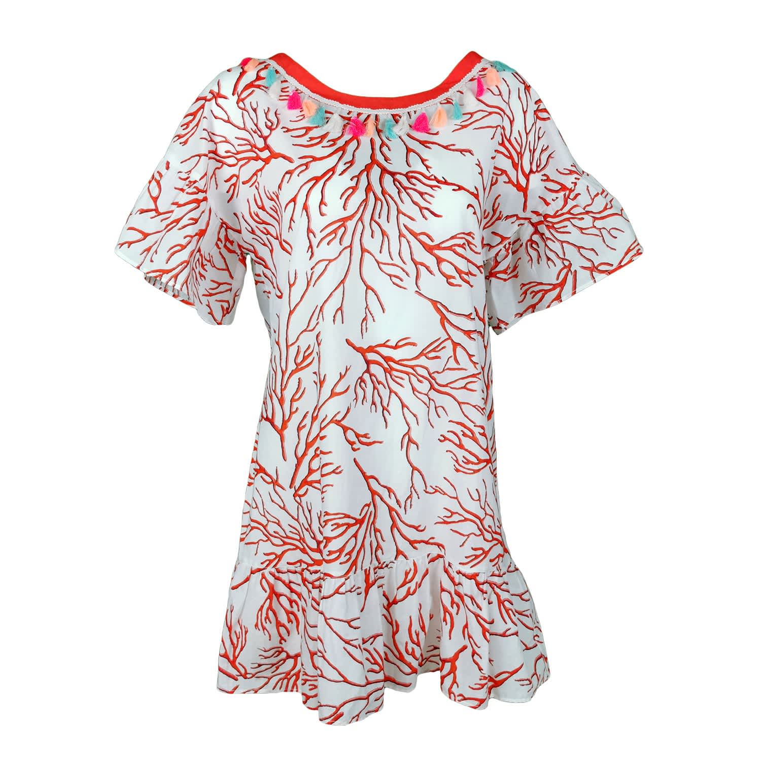 viscose beach dress