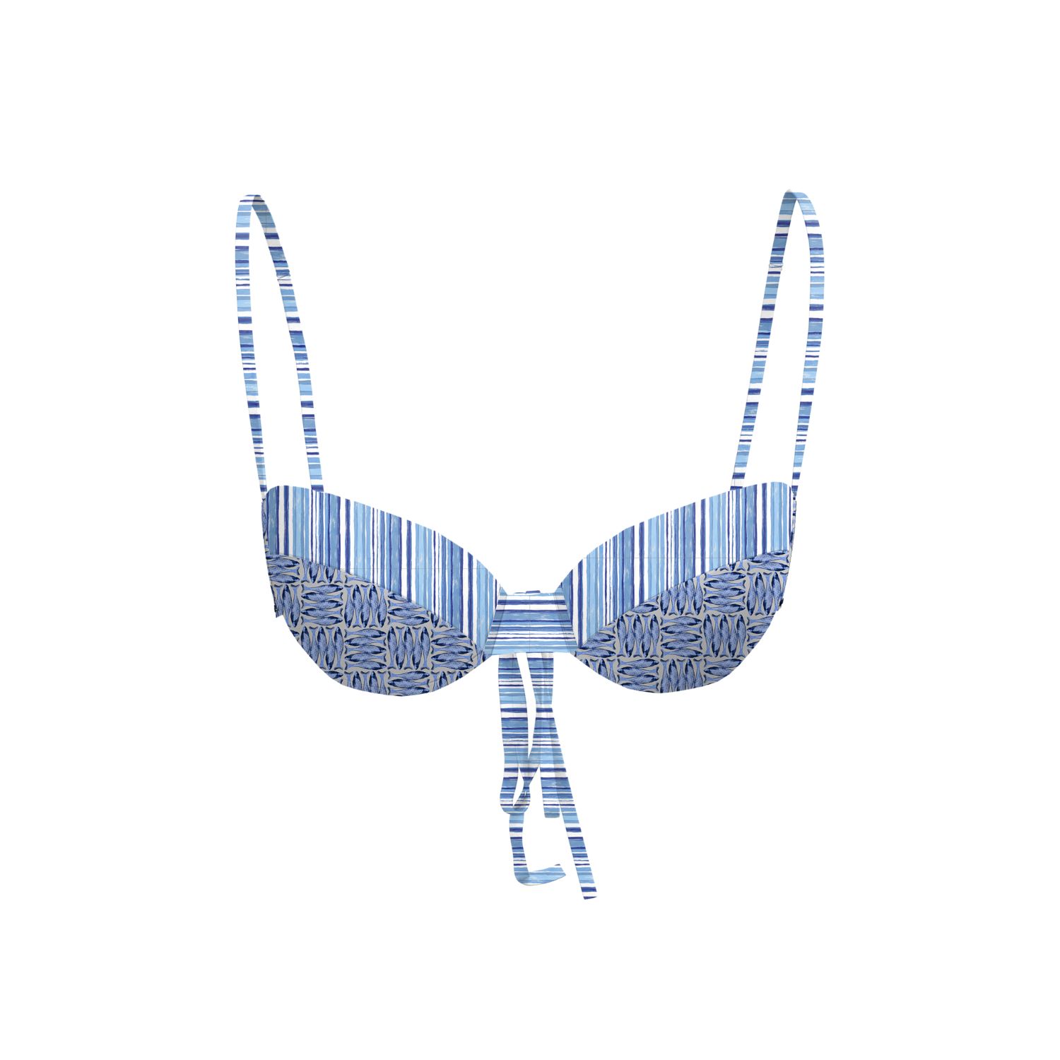 Blackbough Swim Women's Blue Amber Underwire Top / Il Pesce In Blue