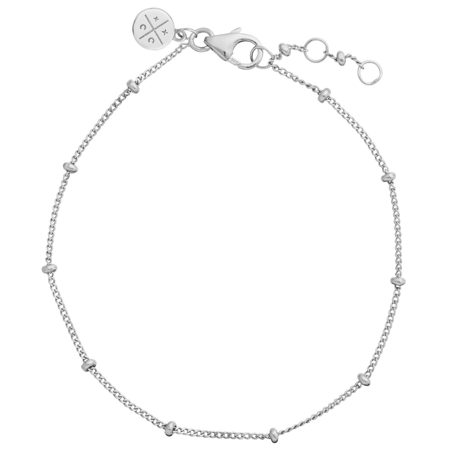 Women’s Satellite Bobble Chain Bracelet Silver Cartilage Cartel