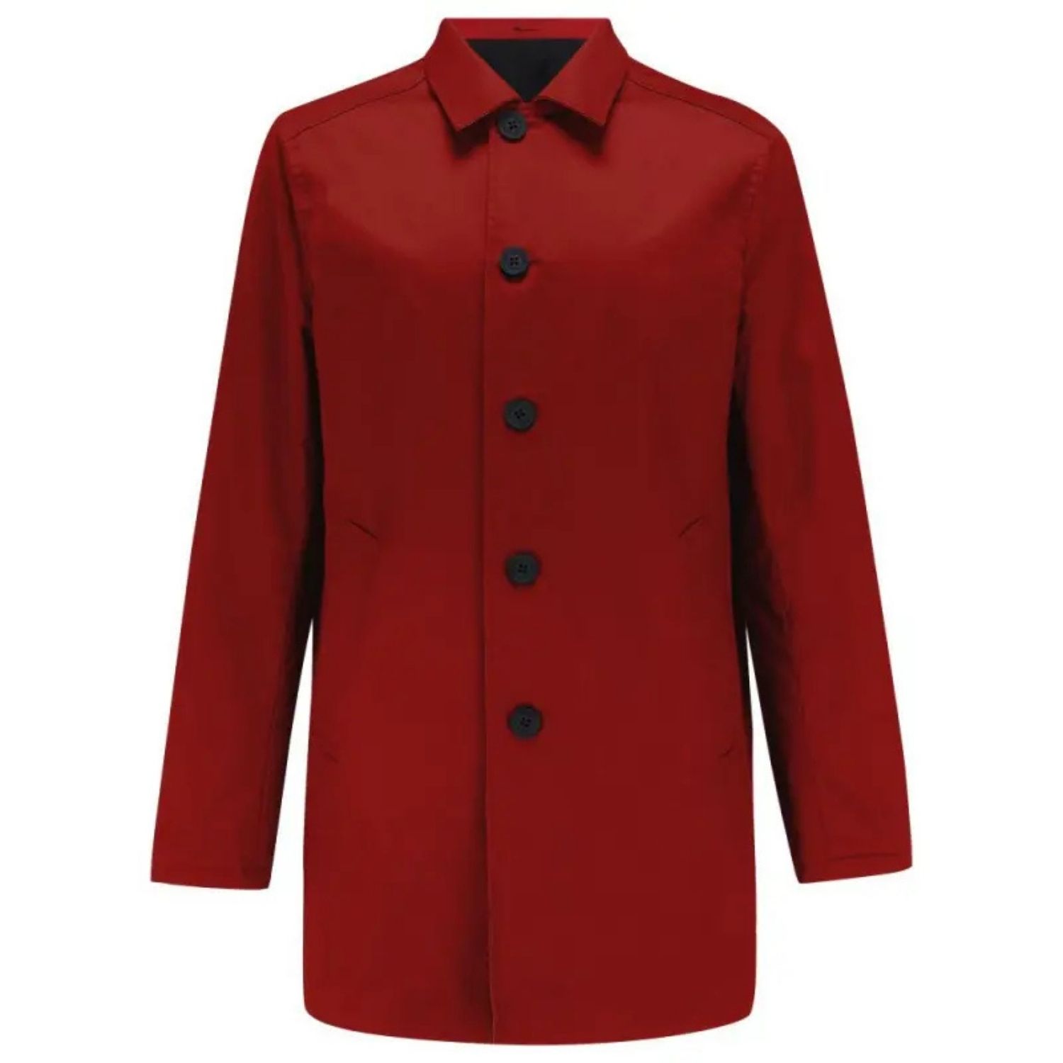 Guards London Montague Reversible Mac In Black/red