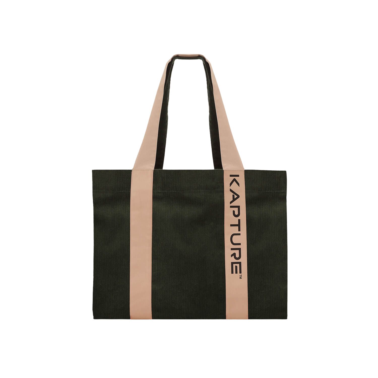 Women’s Green / Brown Kix Tote Bag - Dark Green One Size Kapture