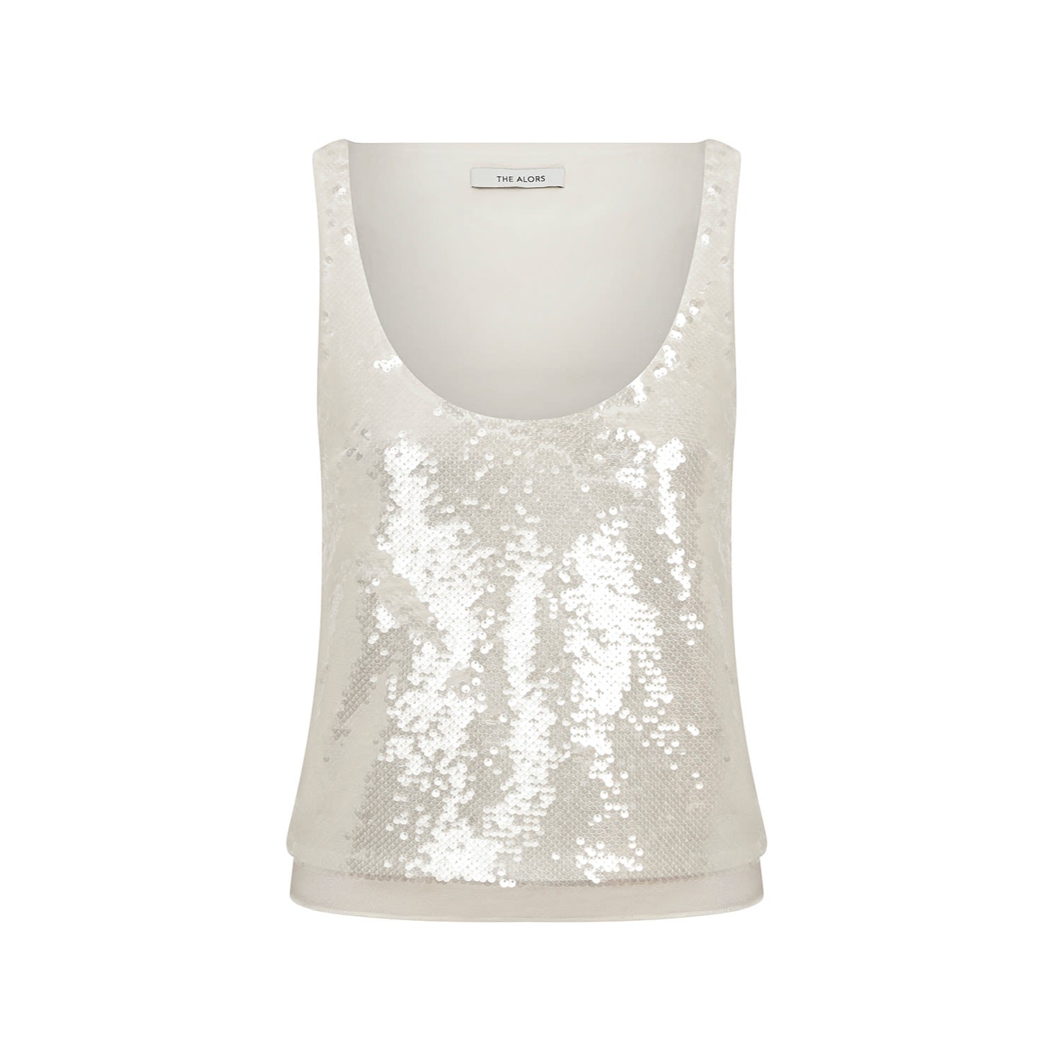 Women’s White Top Creme De La Creme Medium The Alors