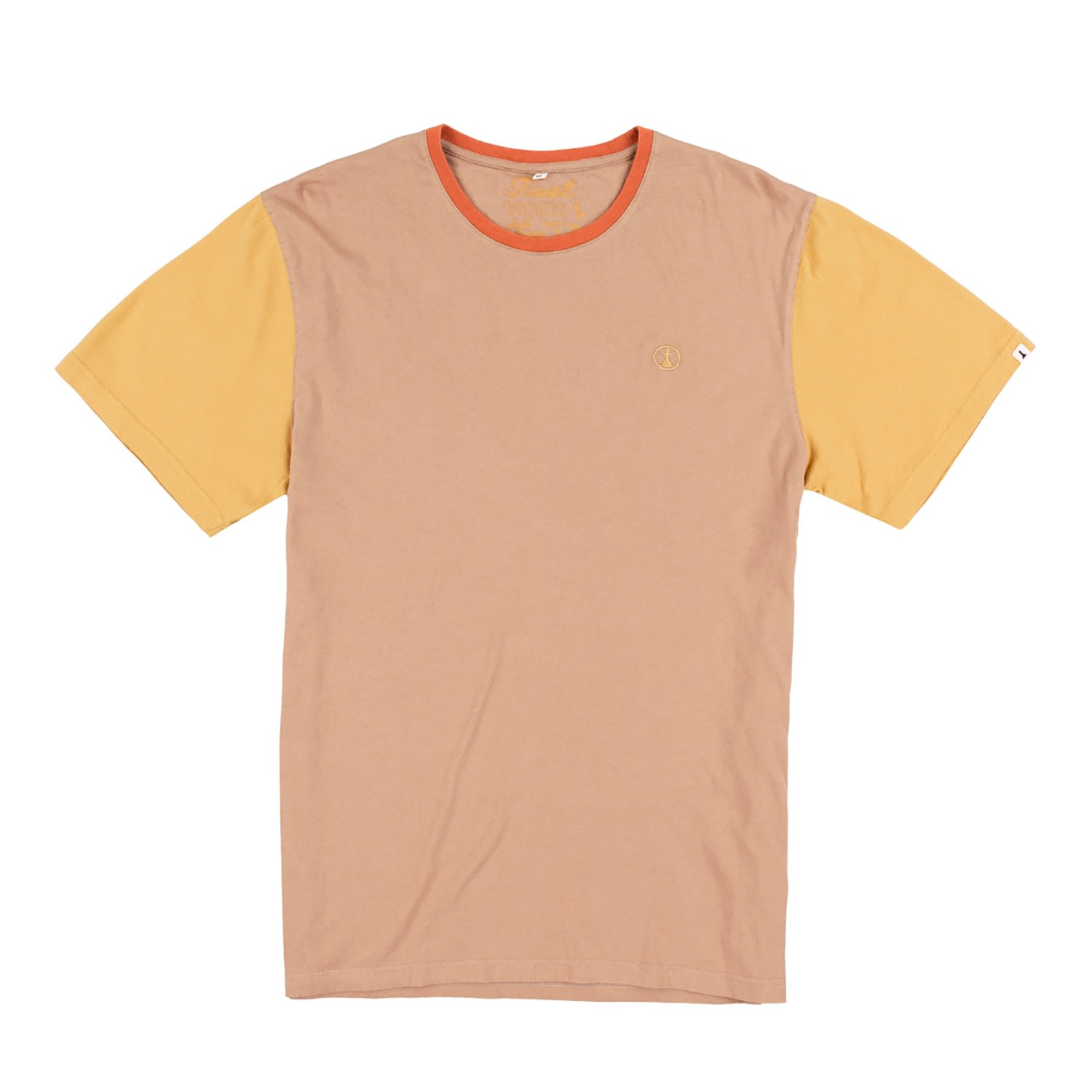 Men’s Yellow / Orange Kehr T-Shirt - Yellow & Orange Small Tiwel