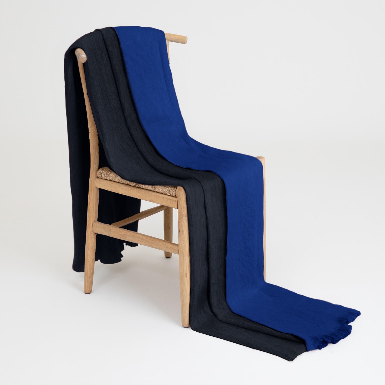 Alpaca Loca Double Plaid Royal / Cobalt Blue
