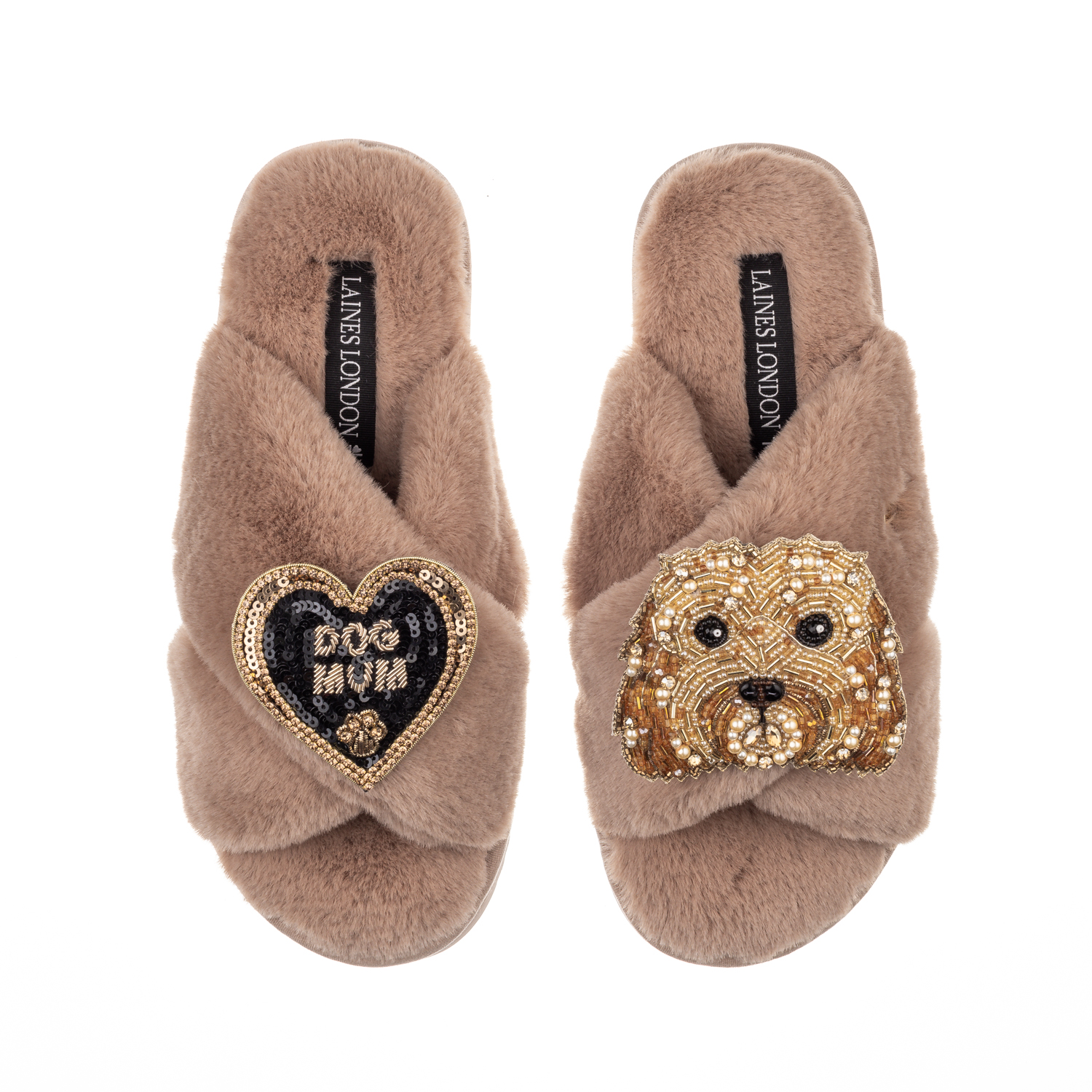 Classic Laines Slippers With Enki Doo The Cockapoo Dog Mom