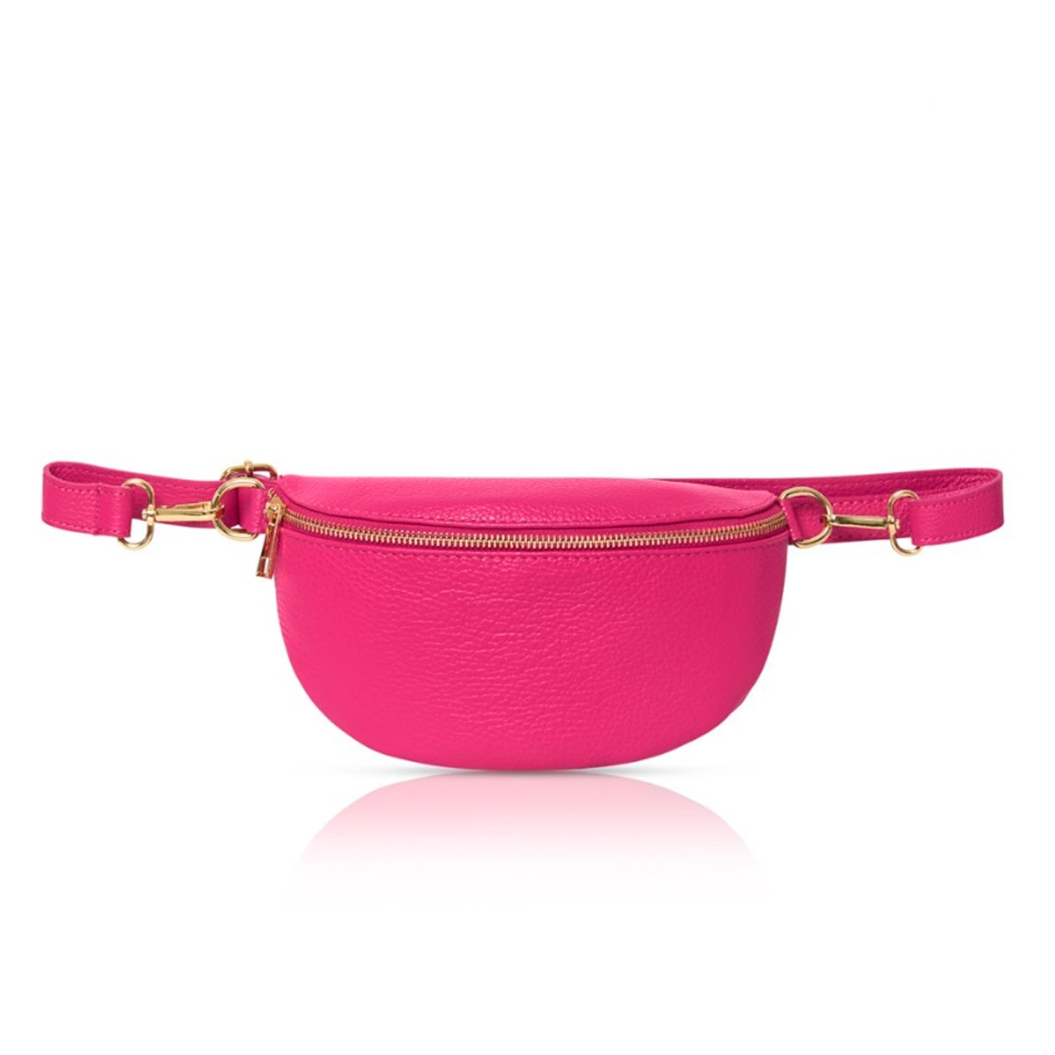 Betsy & Floss Women's Zadar Crossbody & Waist Bag - Fuchsia Pink In Pink