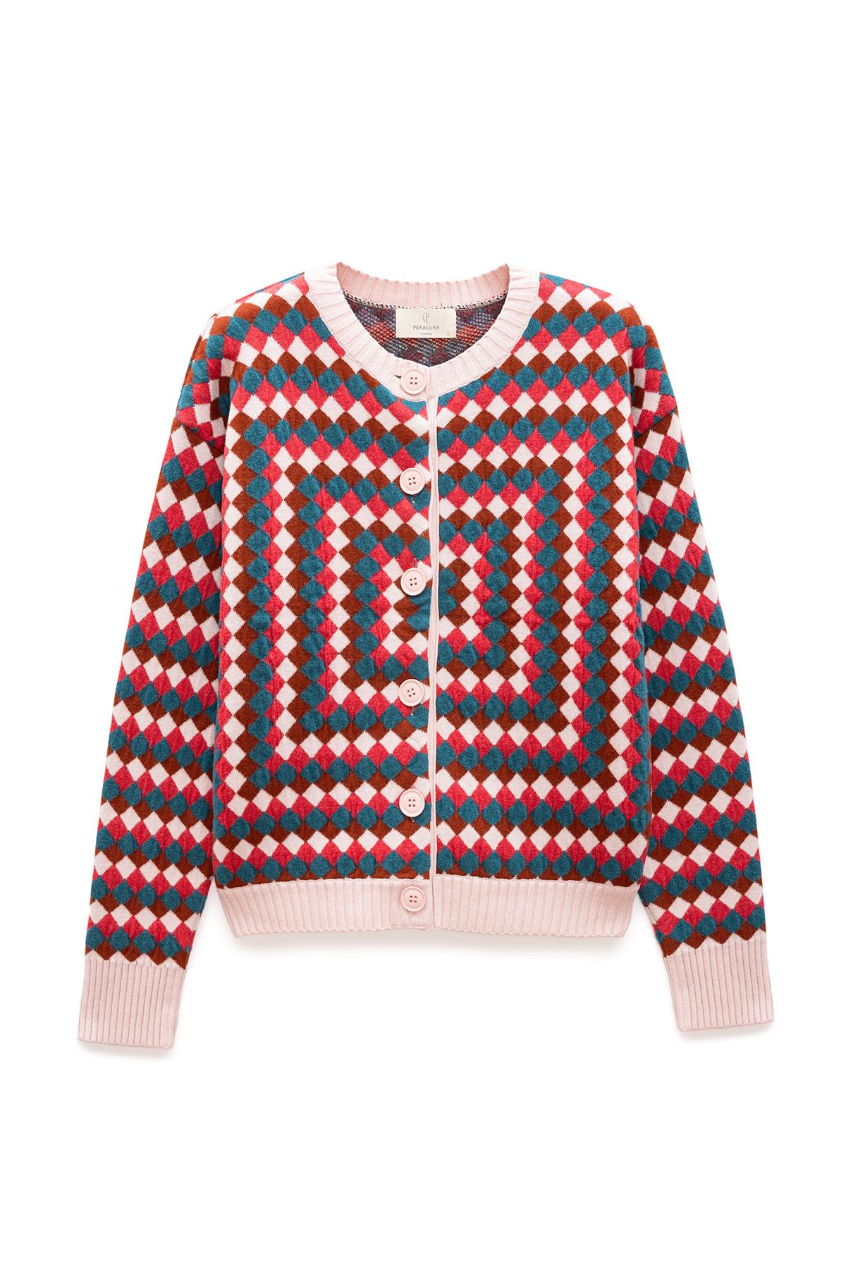 Peraluna Women's Pilgrim Knit Cardigan In Multicolor