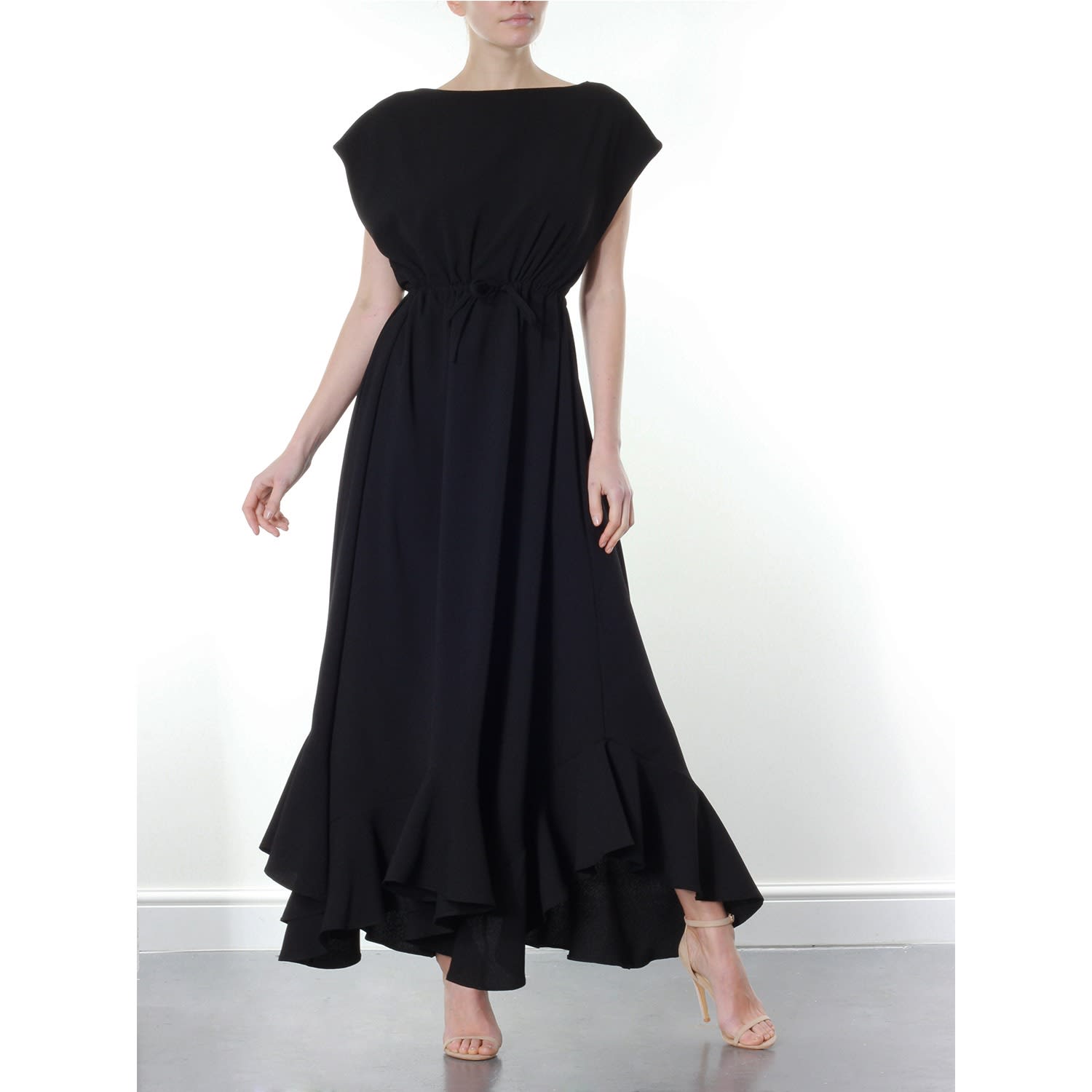 Arvee Black Maxi Dress | Meem Label | Wolf & Badger