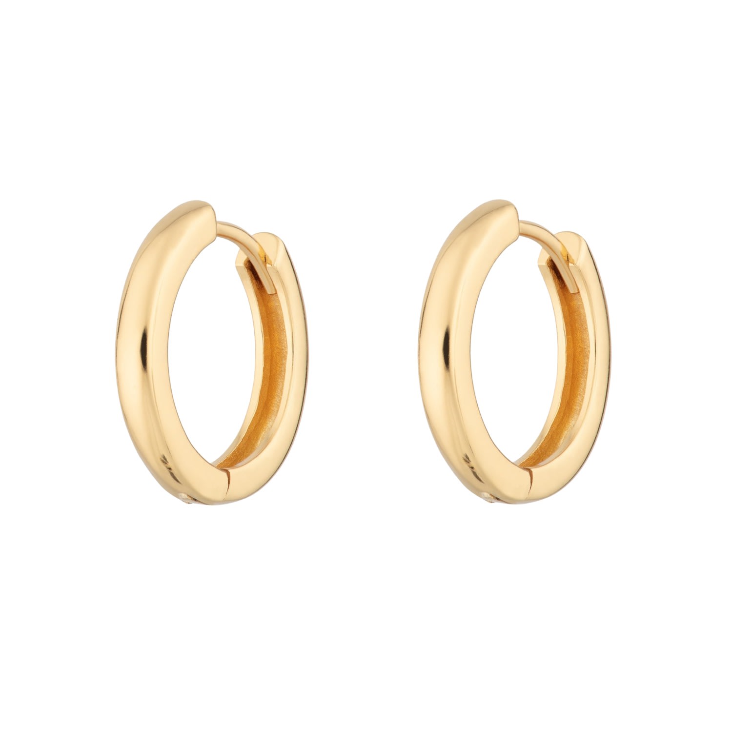 Scream Pretty Women's Gold Large Huggie Earrings In Gold
