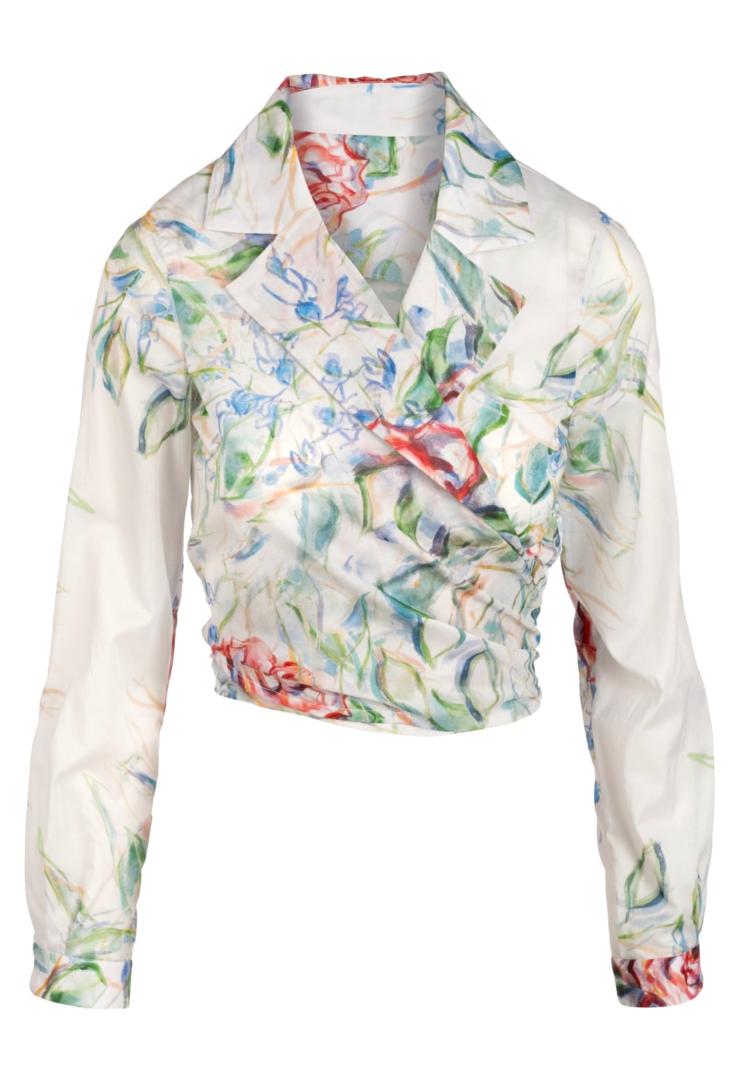 Women’s Phoebe Cotton Wrap Top In Primrose Medium Ala Von Auersperg