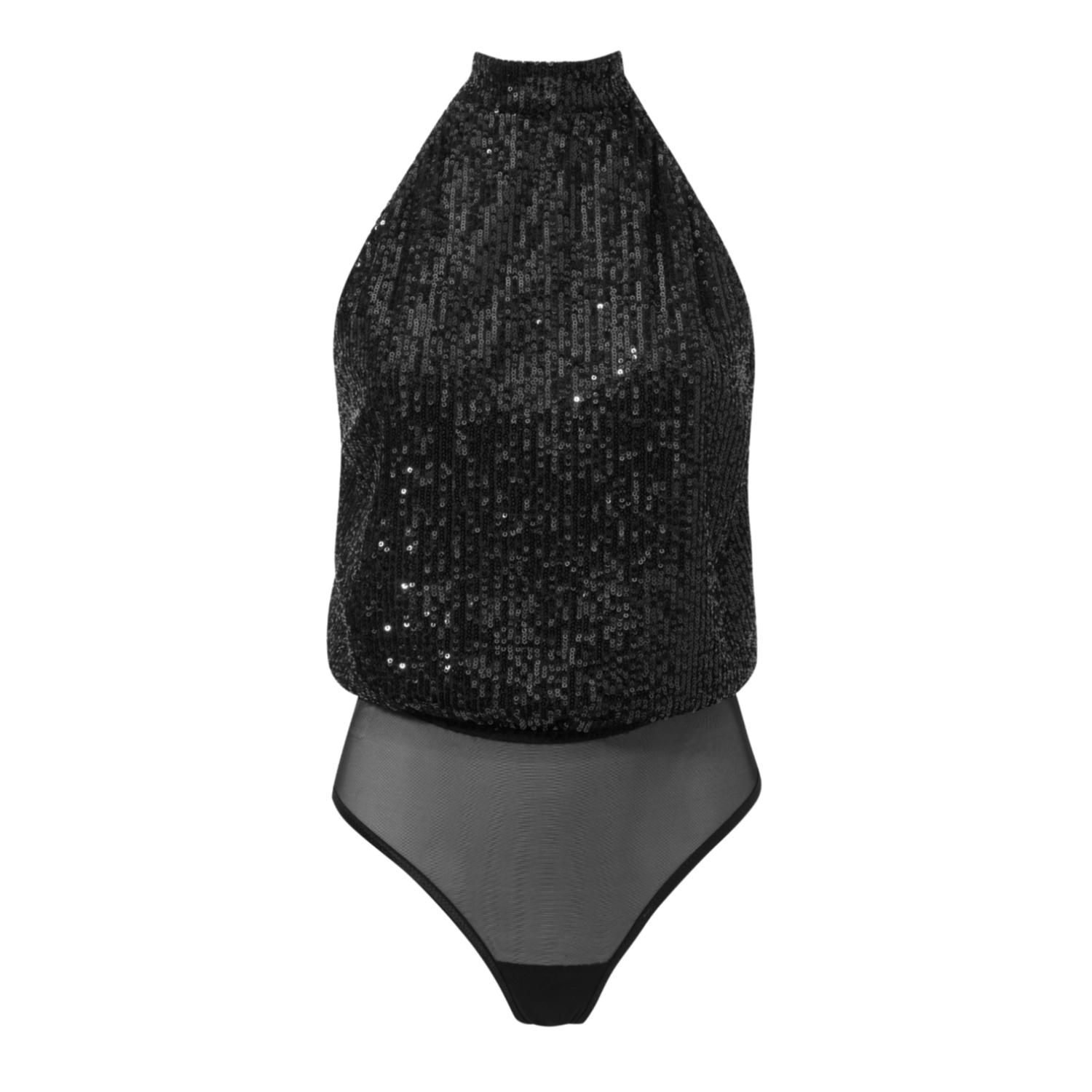 Celine Bodysuit - Black, Perilla