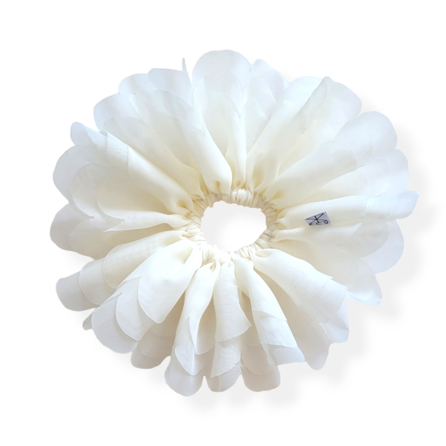 Women’s Blossom Scrunchie - Off-White One Size Kathy C Vang