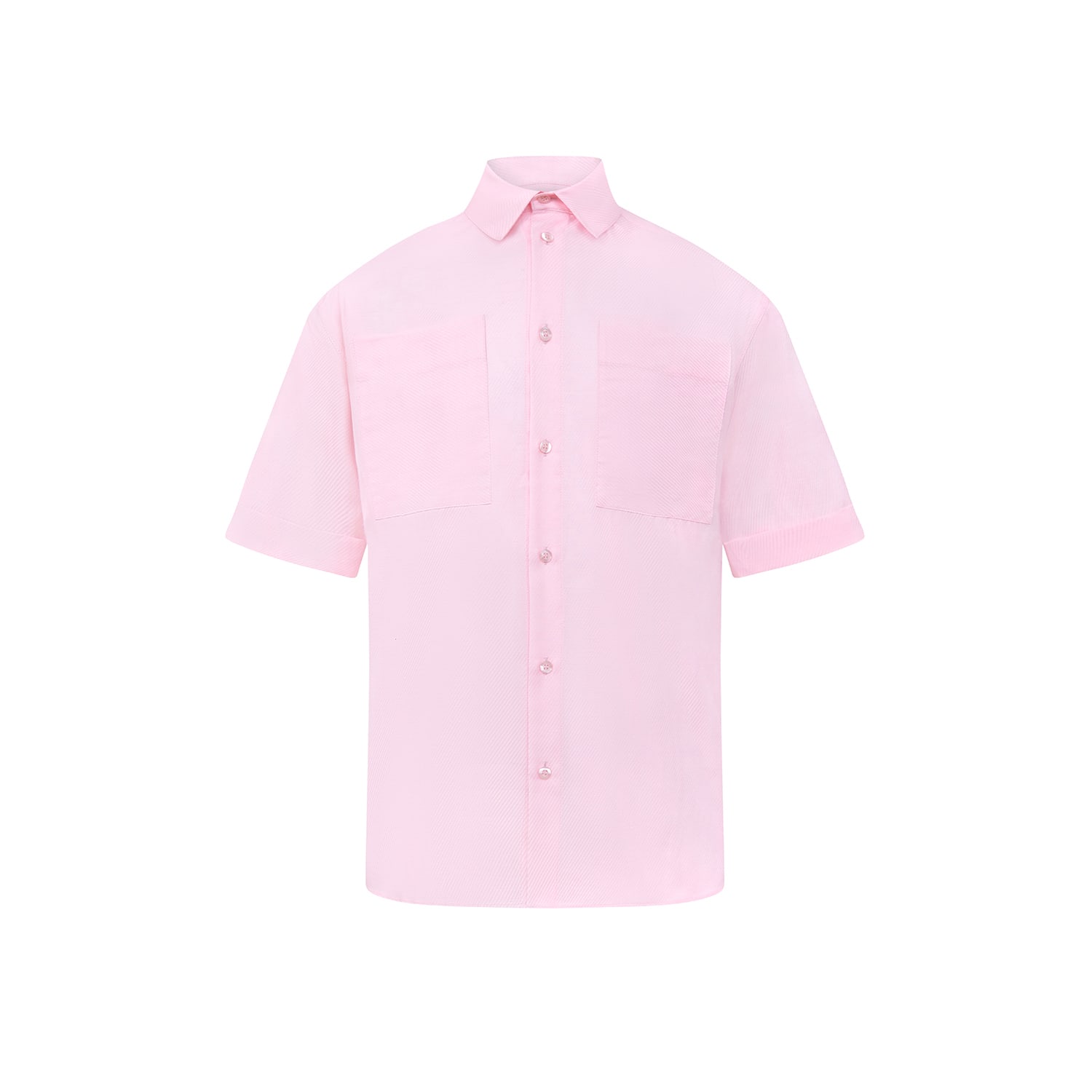 Blonde Gone Rogue Ocean Drive Mens Shirt, Upcycled Cotton, In Light Pink In Pink