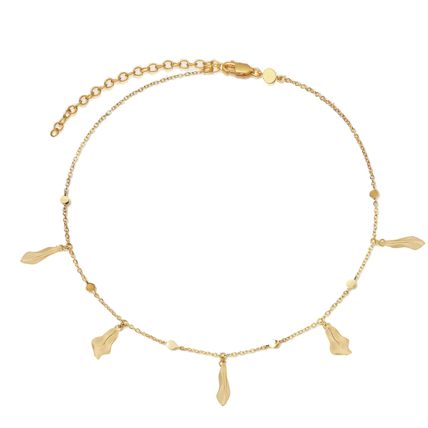Potoska Women's Mino Charm Choker Necklace In Gold In Gold