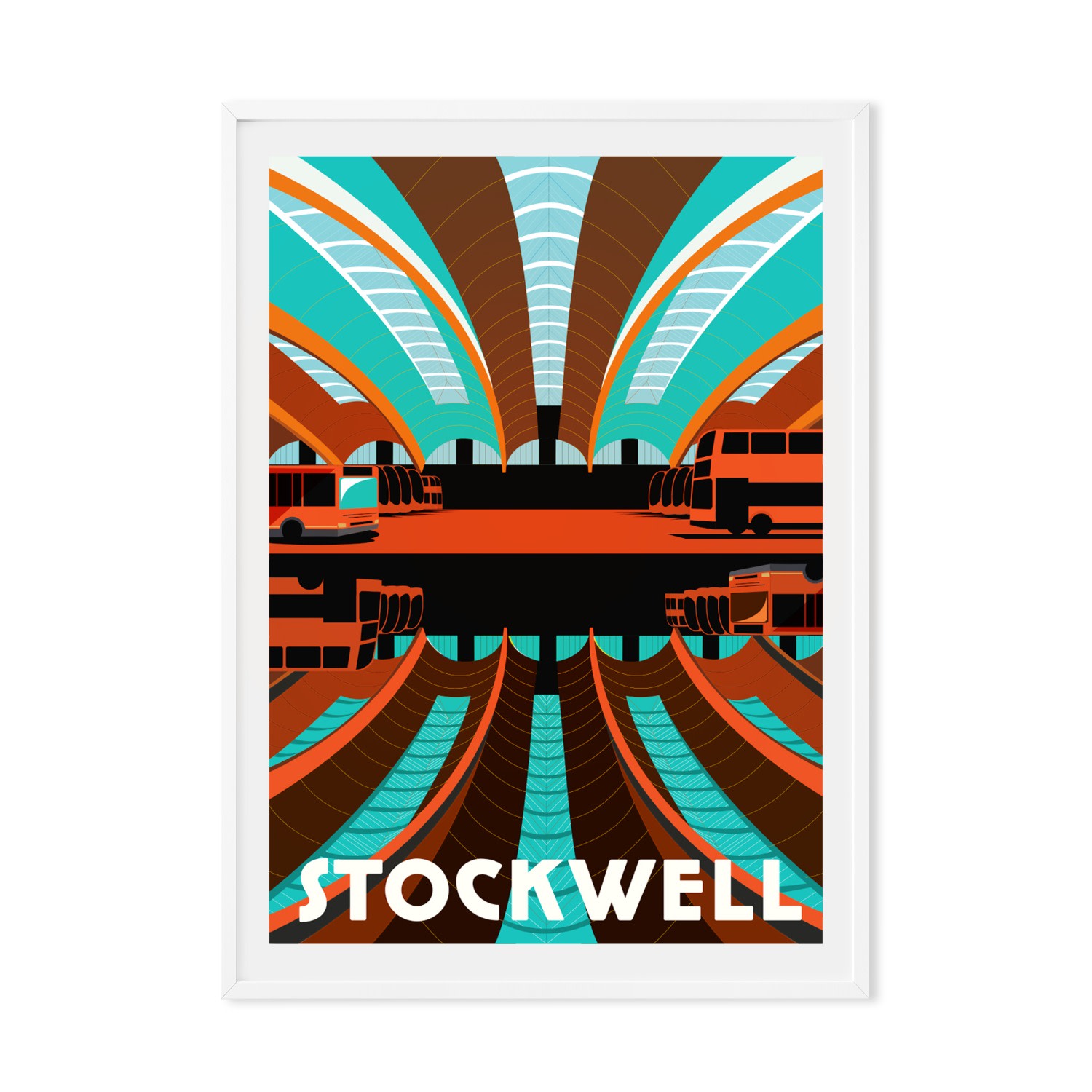 Eye For London Prints Stockwell London Art Print