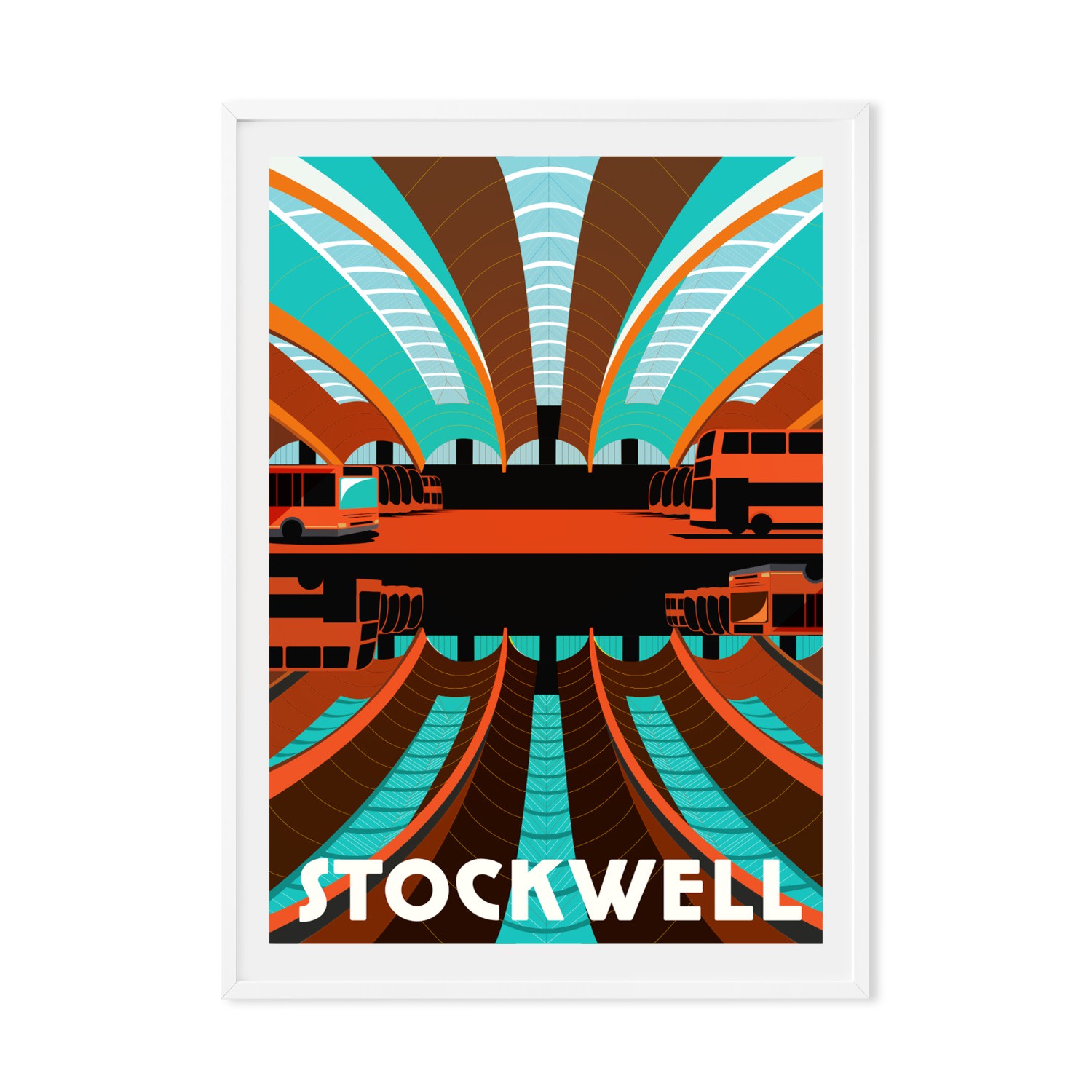 Stockwell London Art Print A3 297 X 420Mm Eye for London Prints