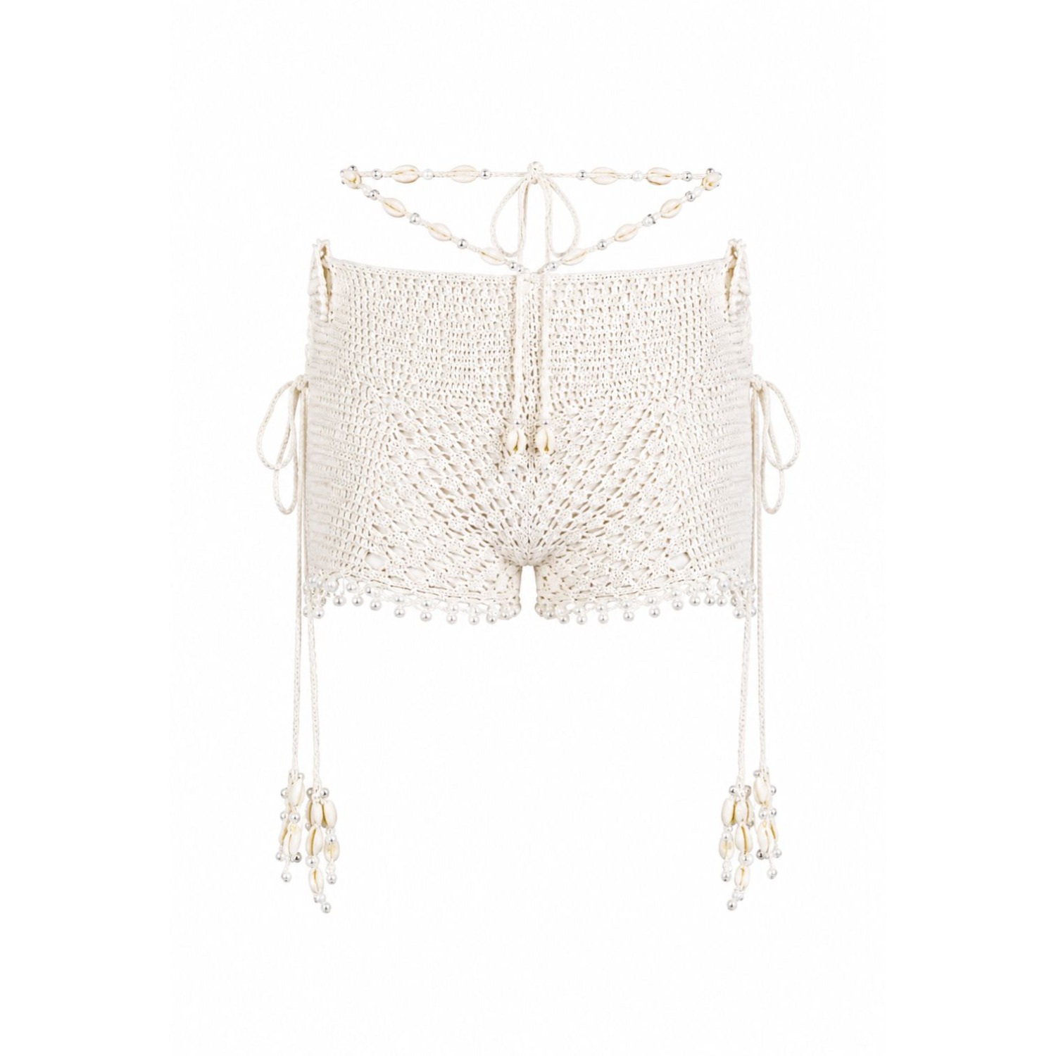 White Kate Crochet Short | Medium | Scarlett Gasque
