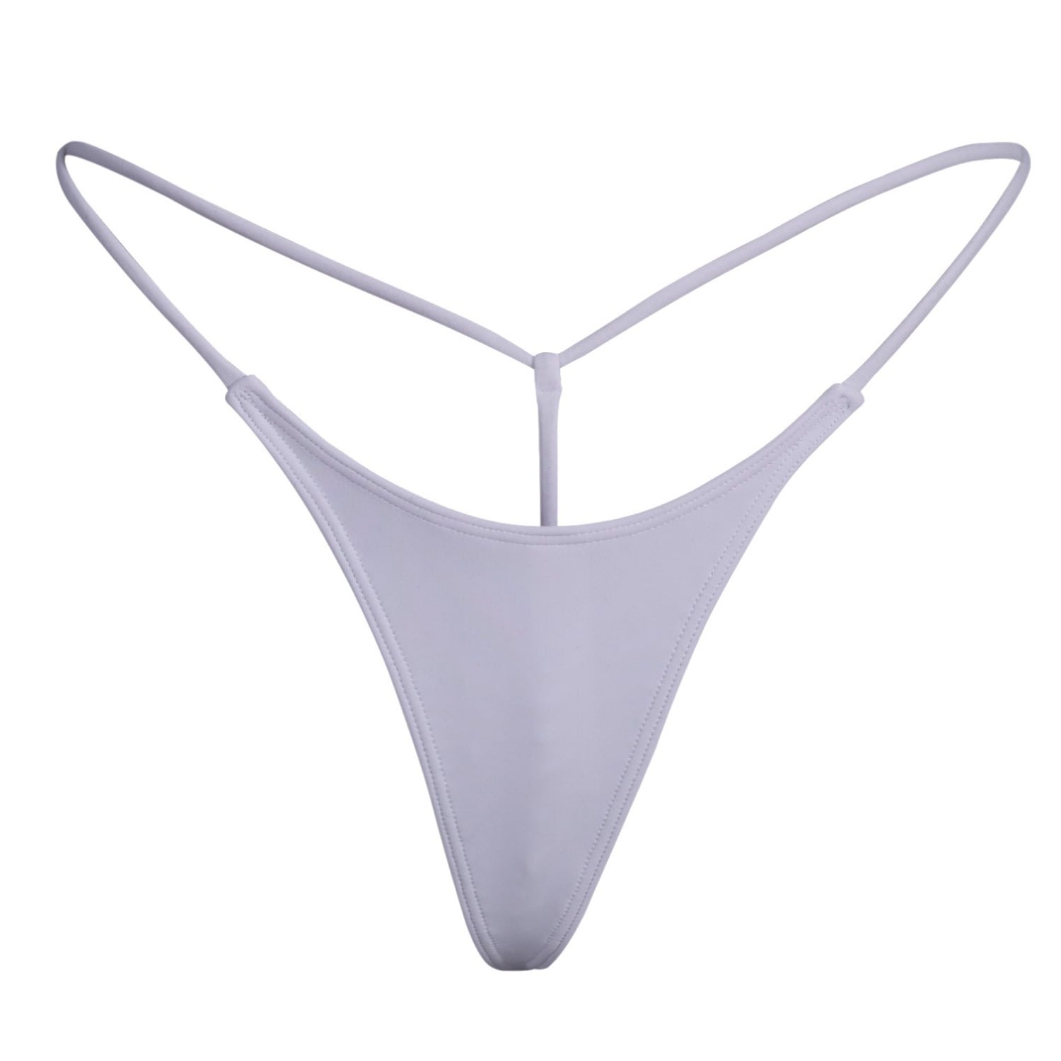 Minimale Animale Women's G Money Thong Bikini Bottom - Sunblock White In White
