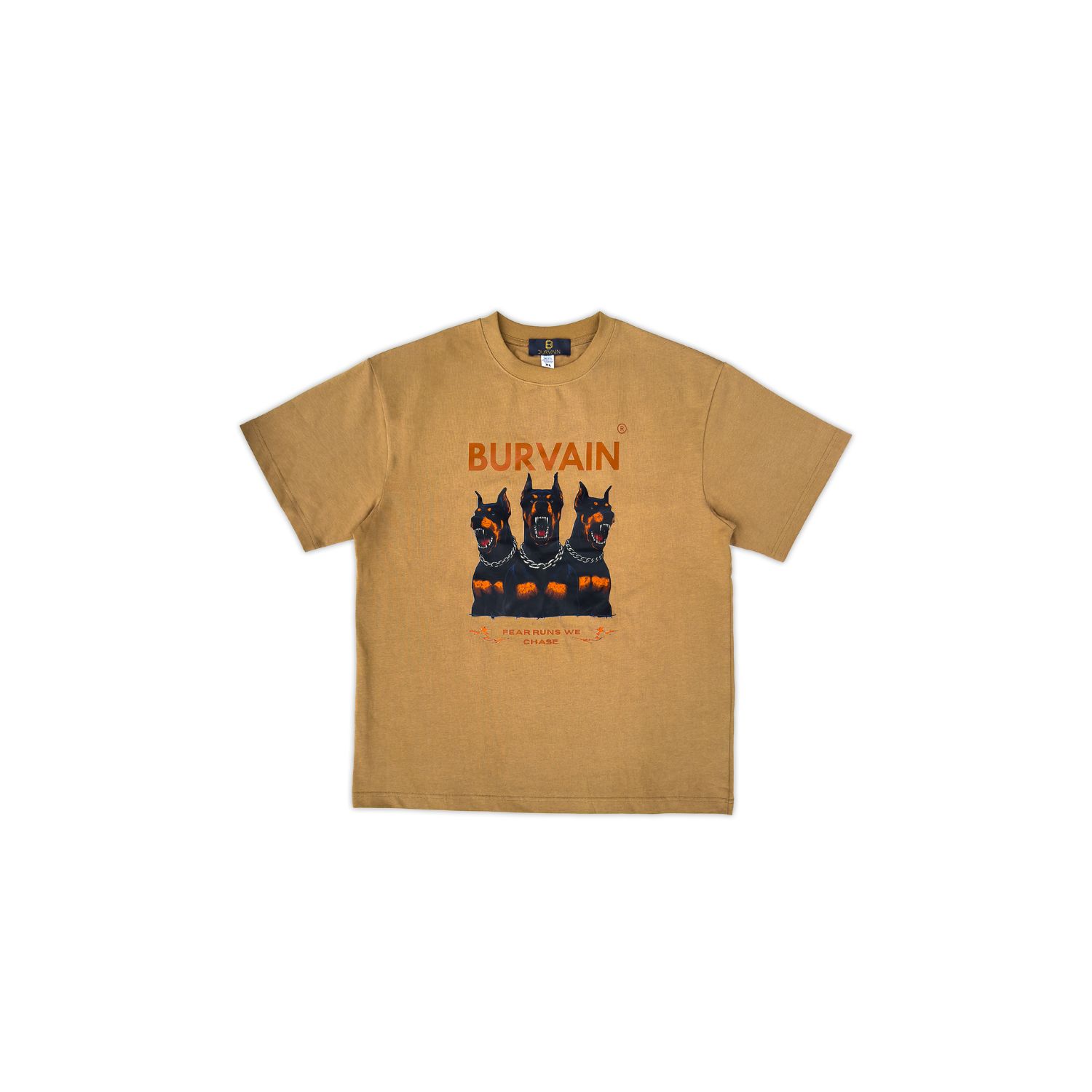 Burvain Men's Brown  Brothdog Tee