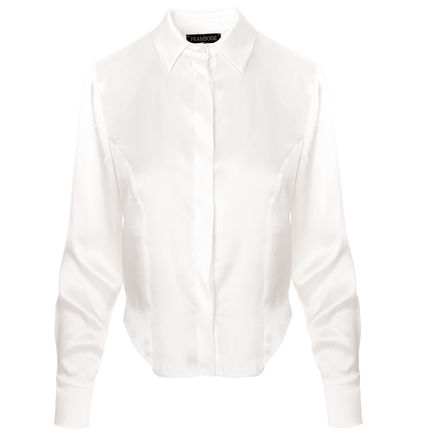 Framboise Women's Otilia White Silk Shirt In White