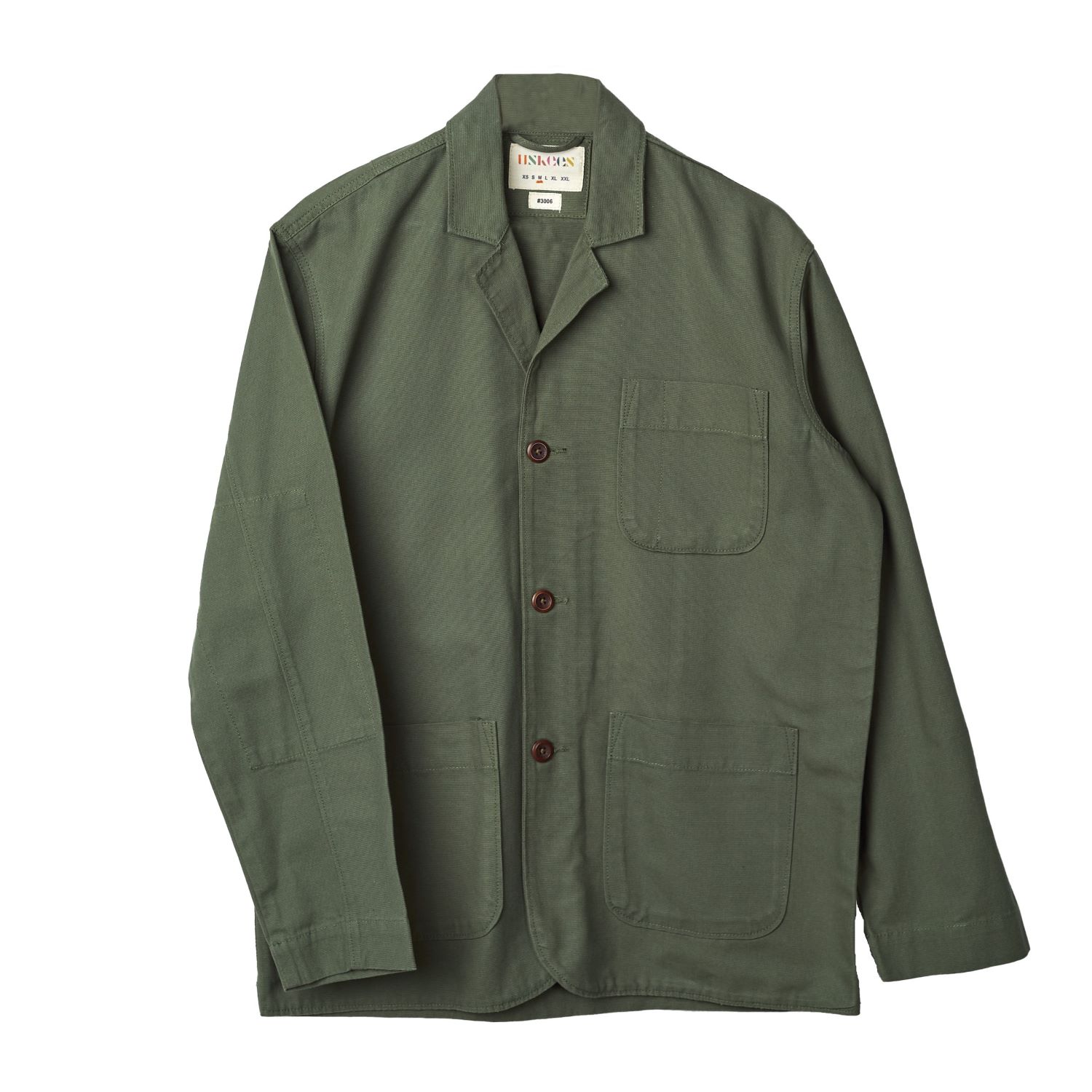 Uskees Men's Green Blazer - Coriander