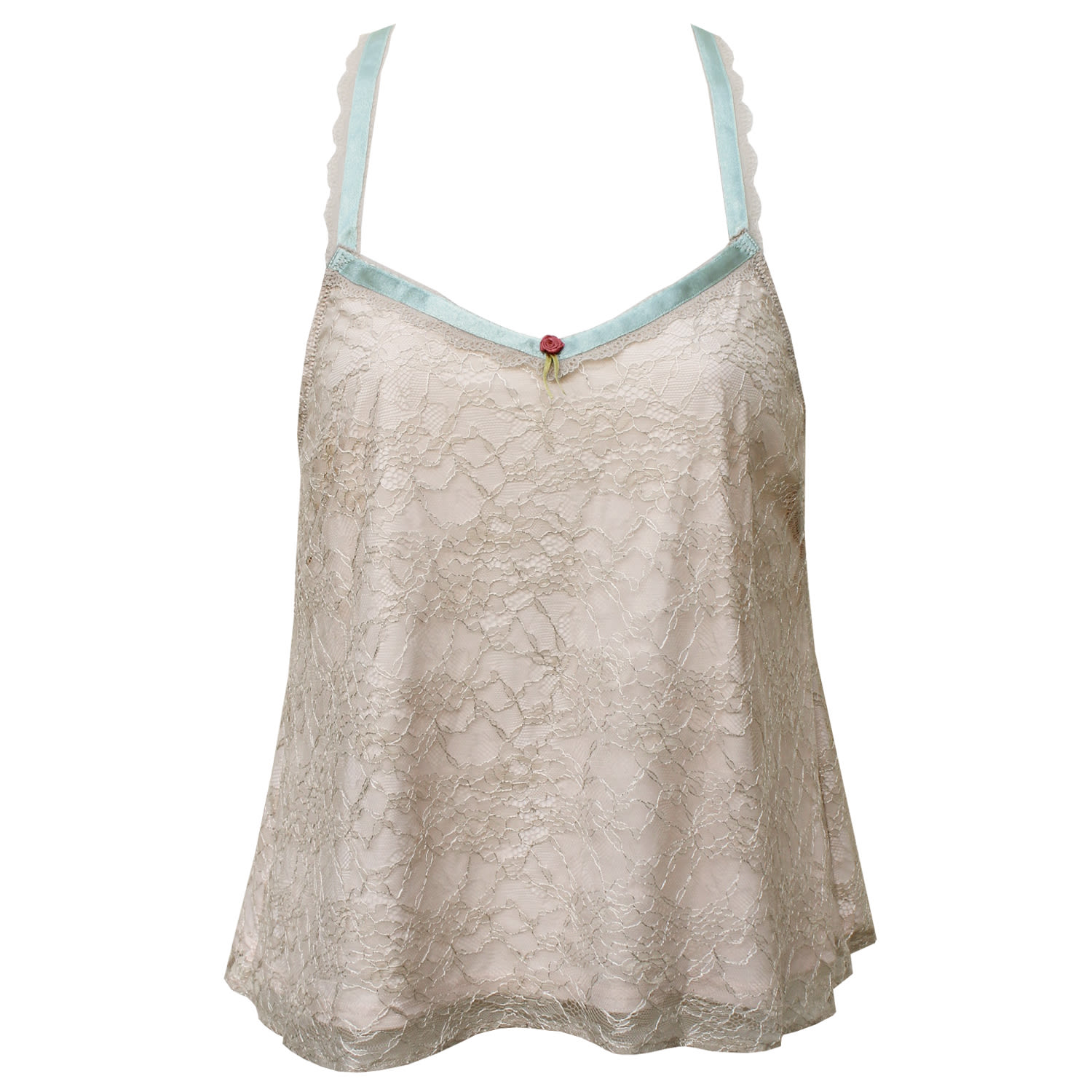 Tallulah Love Women's Neutrals / Blue Countess Camisole In Blue