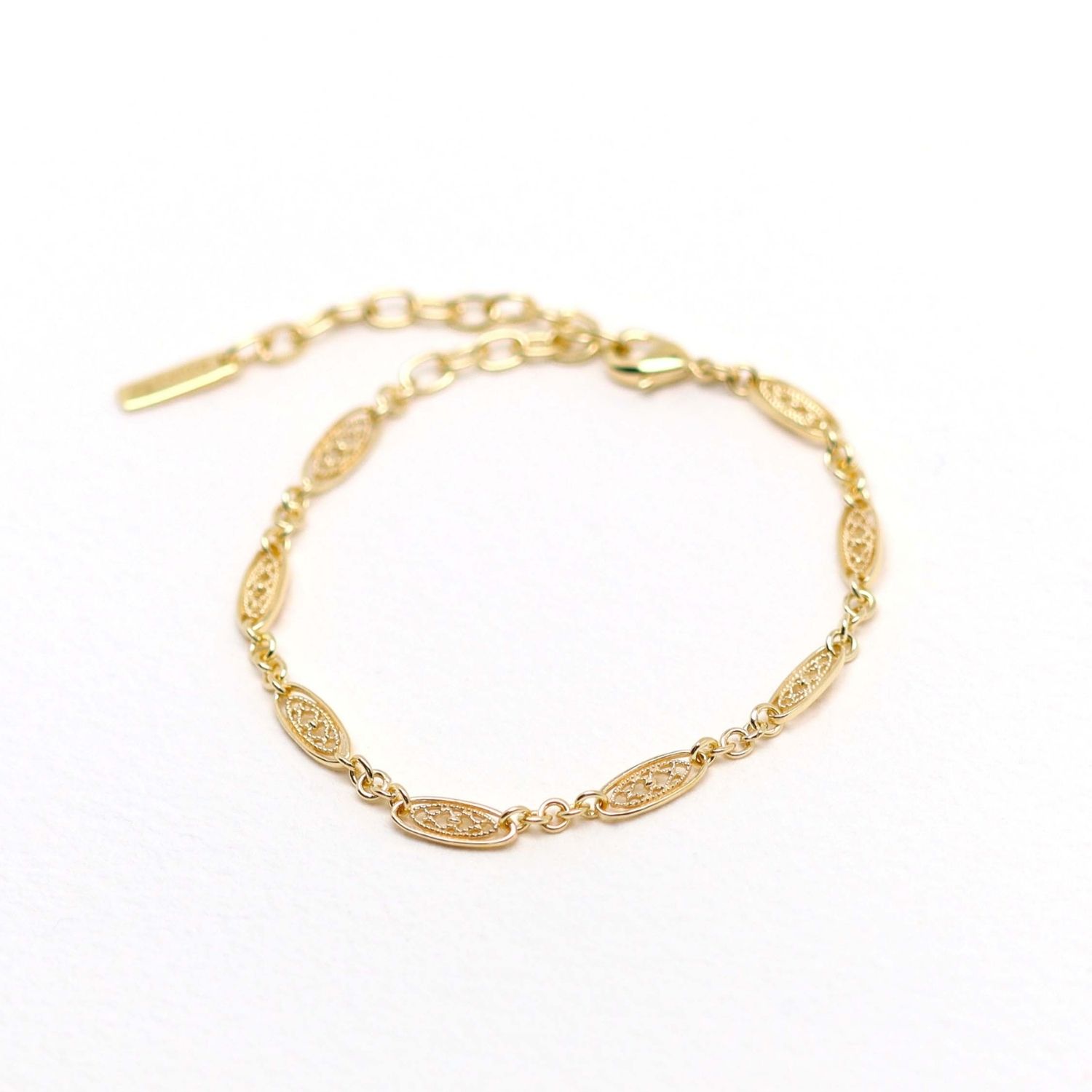 Women’s Gold Jeanne Filigree Bracelet Lambertine Sas