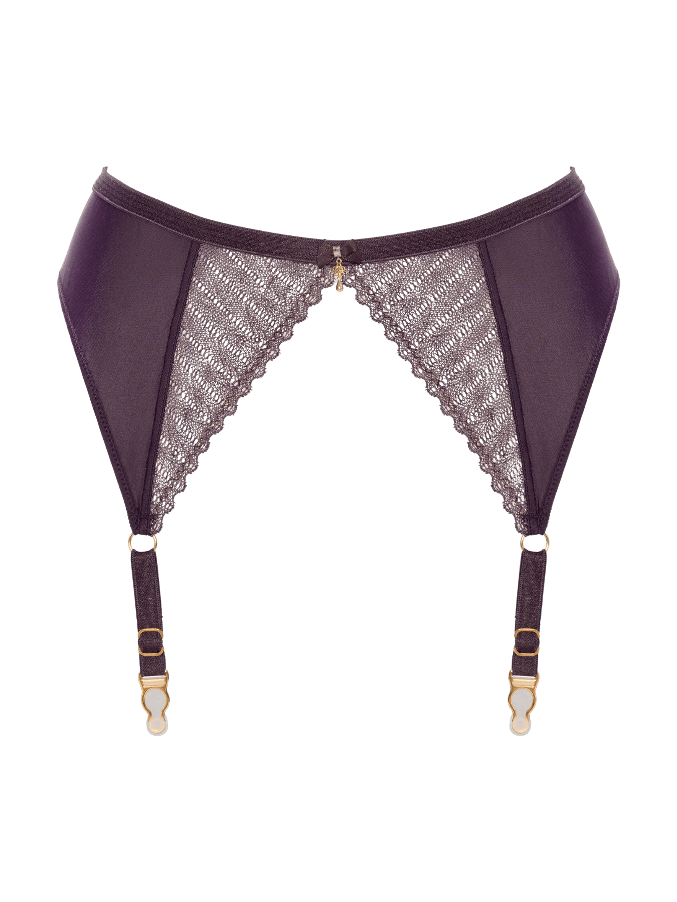 Bonbon Lingerie Women's Brown Harmony Suspender Belt In Brown