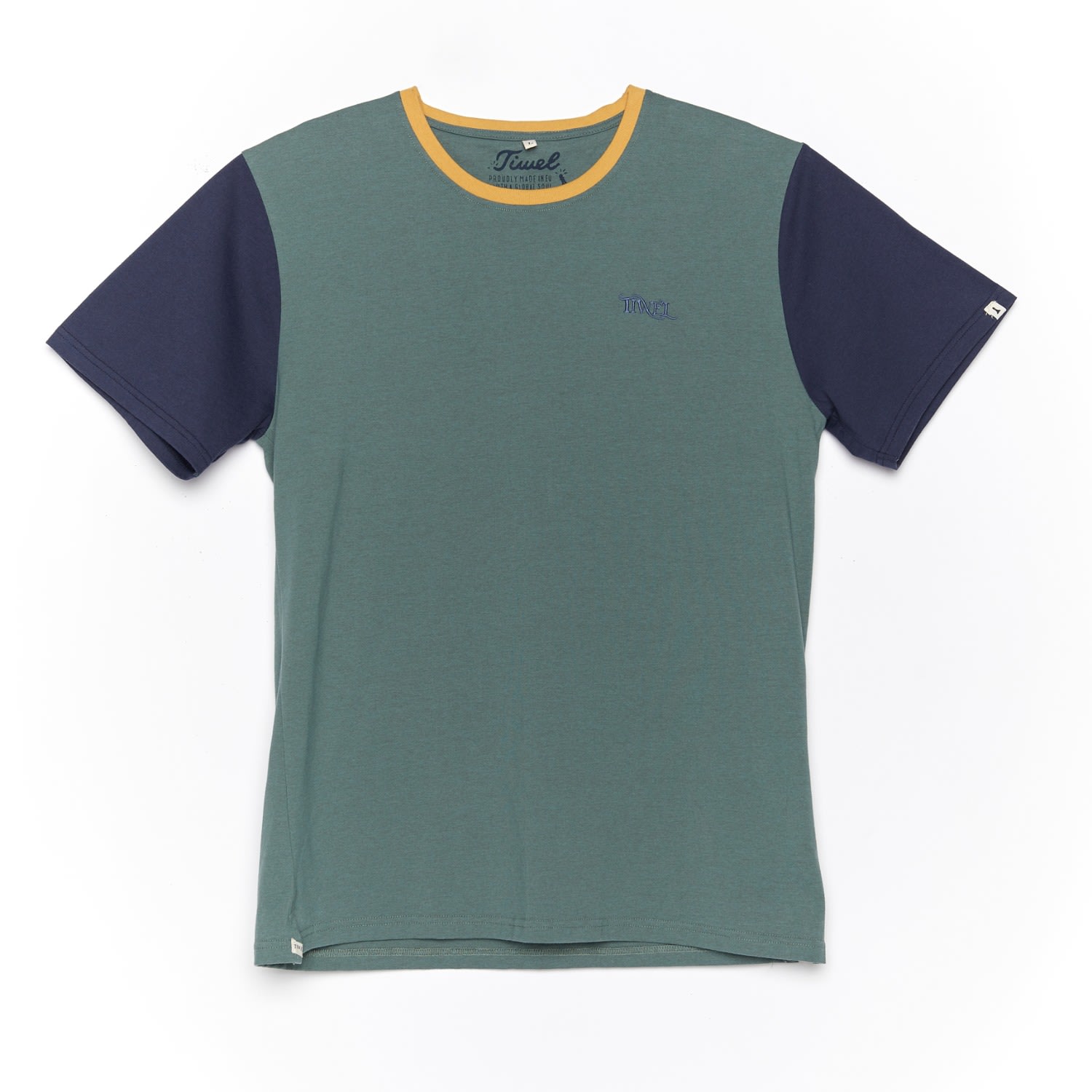 Men’s Green Kehr T-Shirt Small Tiwel