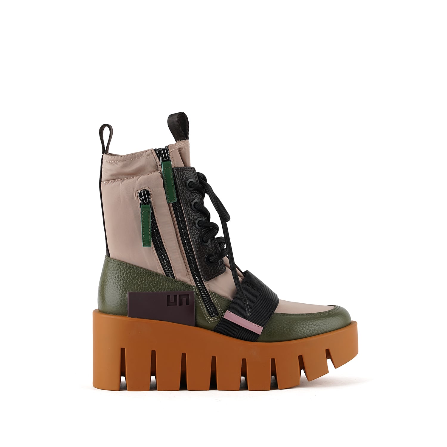 United Nude Grip Combat Lo Boot In Brown