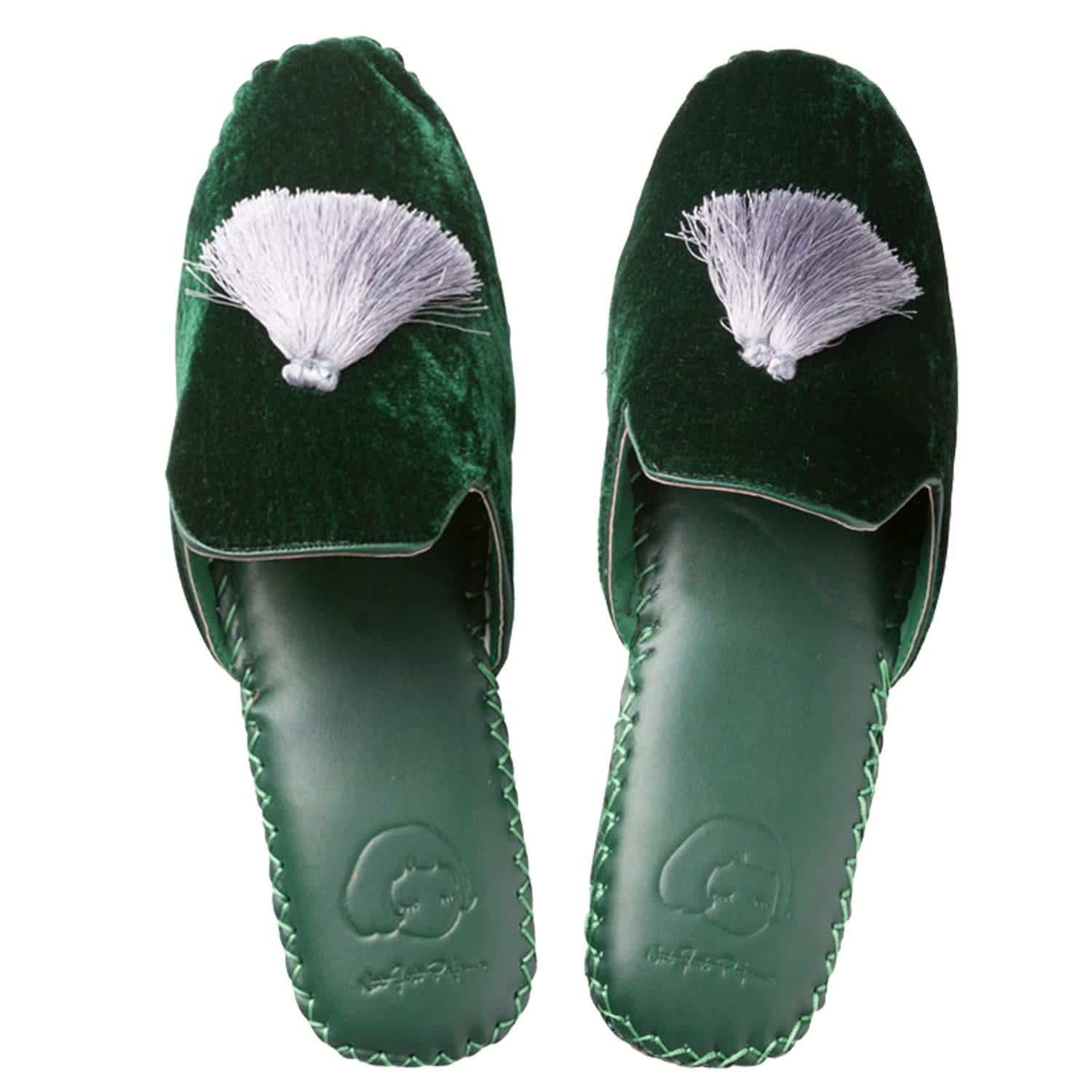 mens velvet slippers