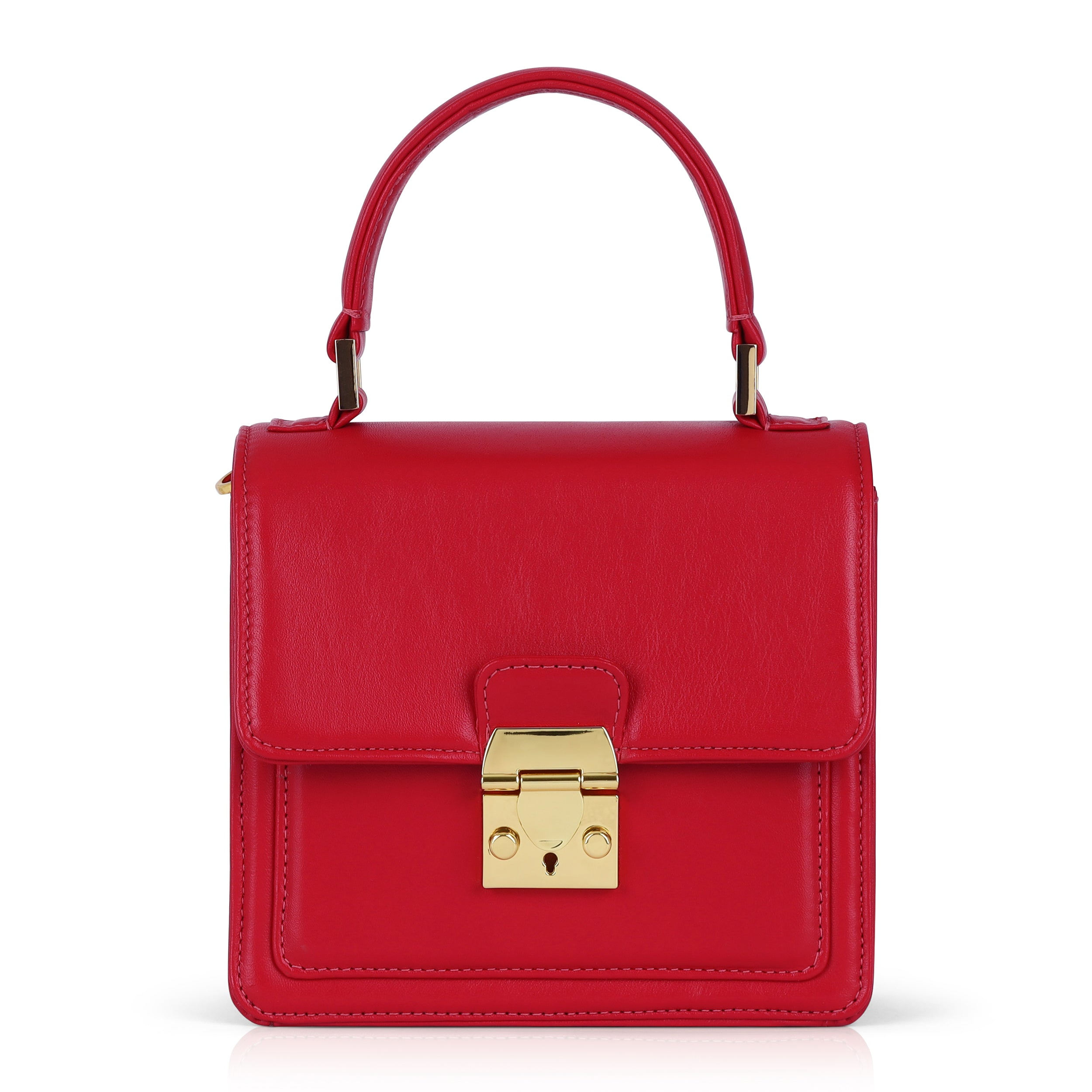 Luis Steven Women's Madie Top Handle - Red Nappa