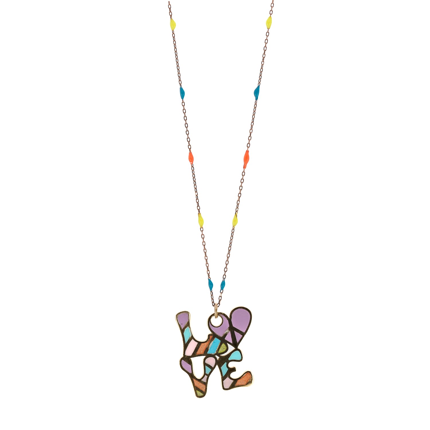 Women’s Color Of Love Necklace Ebru Jewelry