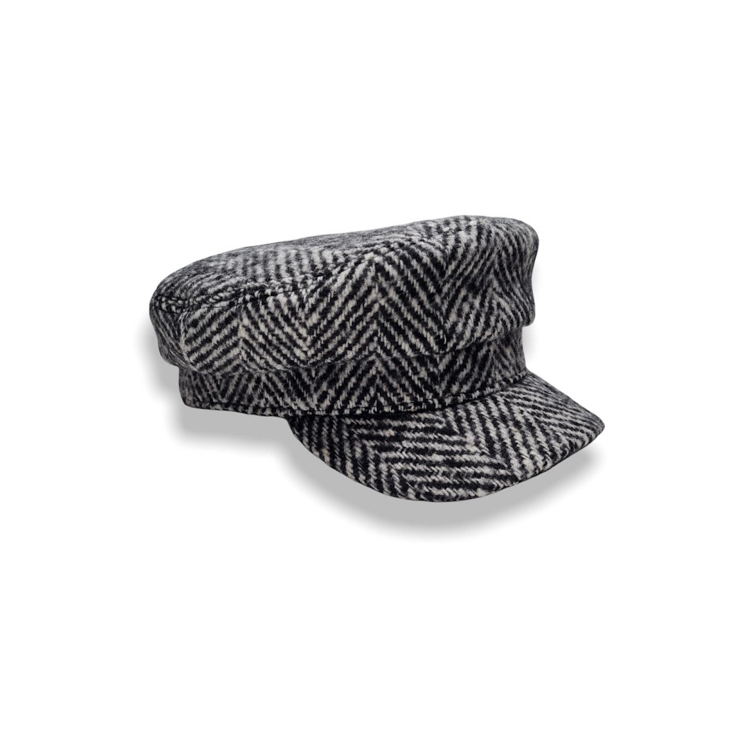 Women’s Grey Skippers Salt, Sailor Hat In Virgin Wool Small Mister Miller - Master Hatter