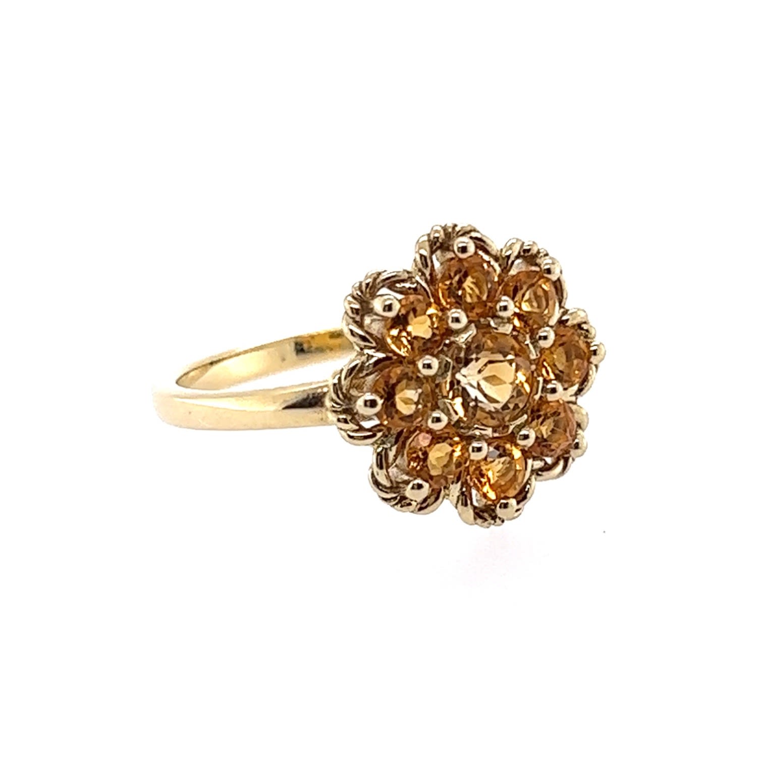 Women’s Yellow / Orange Amaranta Gold & Citrine Ring Qori Nyc