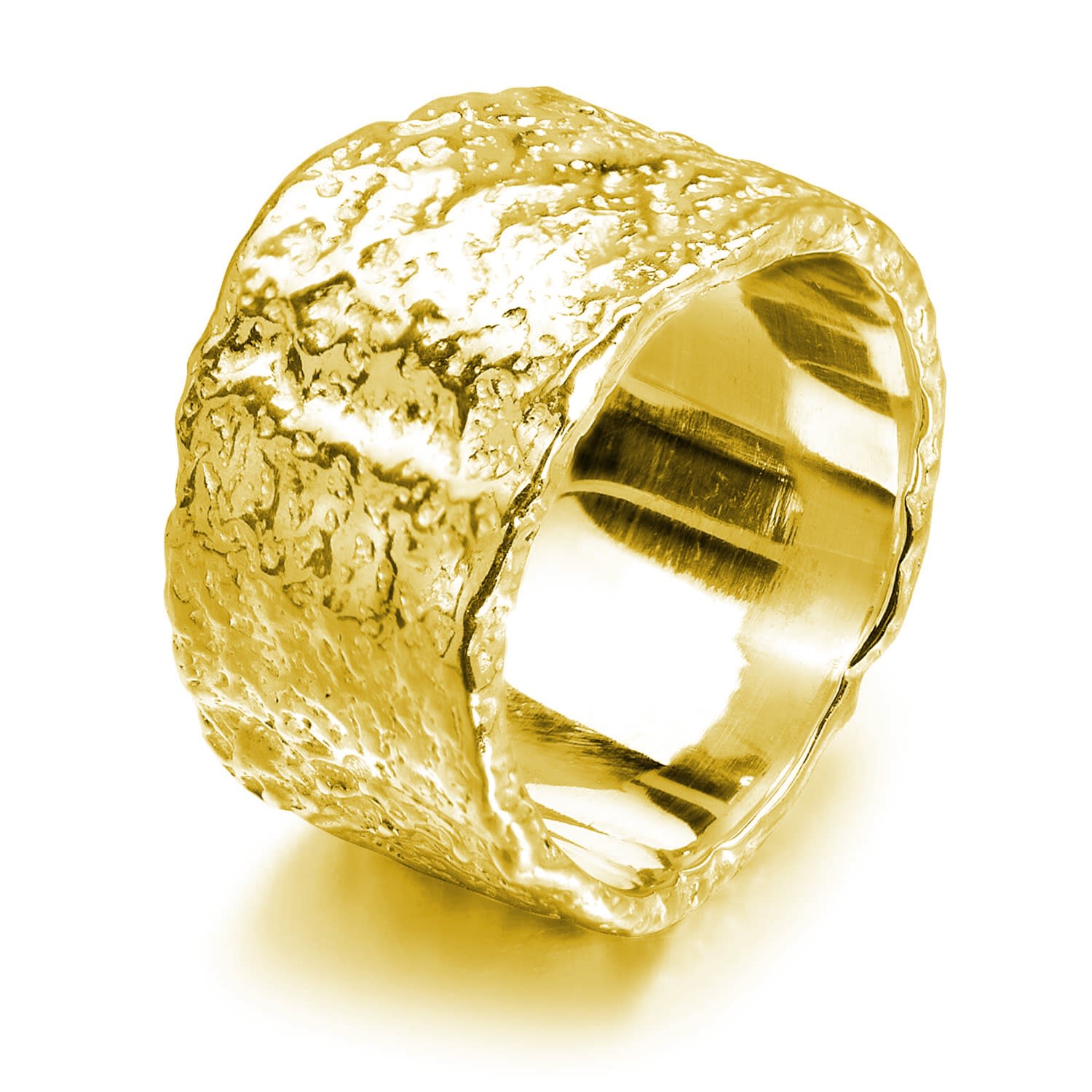 Lucy Quartermaine Women's Wide Hula Ring In Gold Vermeil In Gold