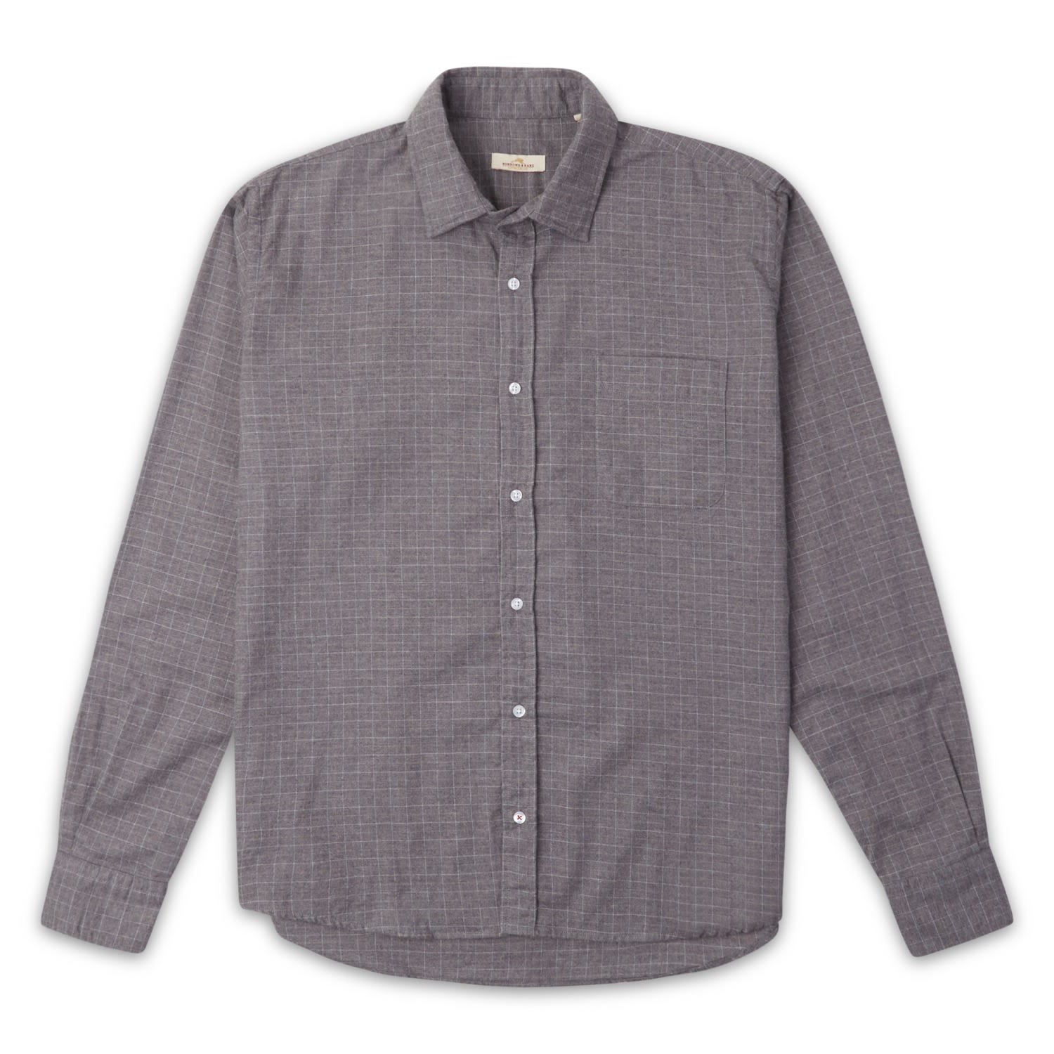 Burrows And Hare Men's C & C Shirt - Grey In Gray