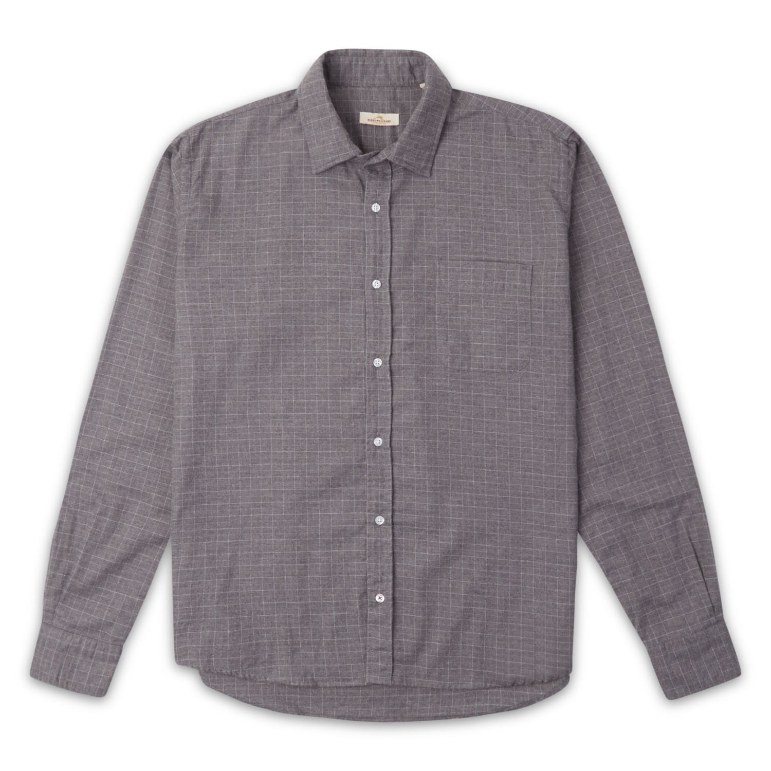 Men’s C & C Shirt - Grey XXL Burrows & Hare